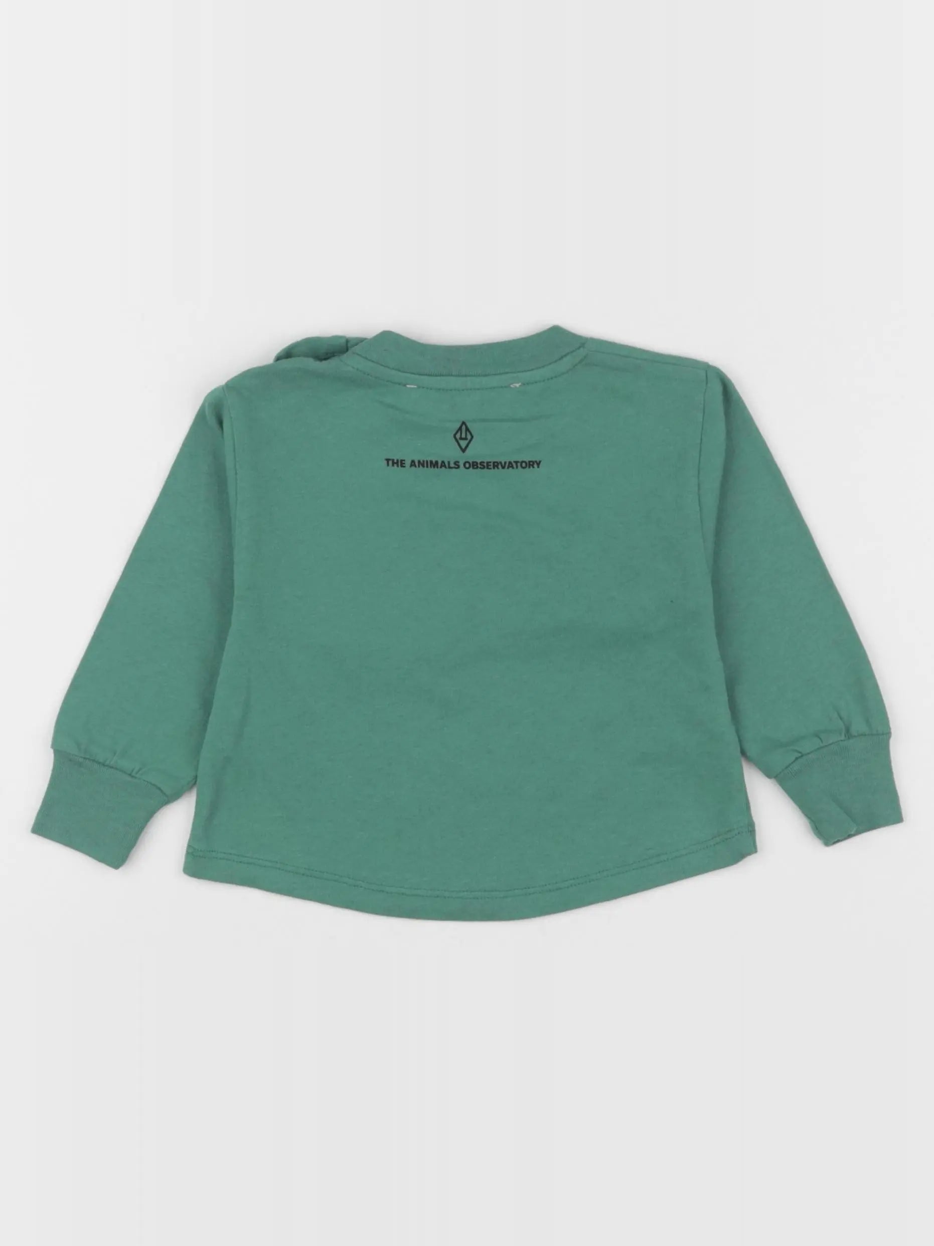 The animals observatory - tee-shirt vert - 6 mois