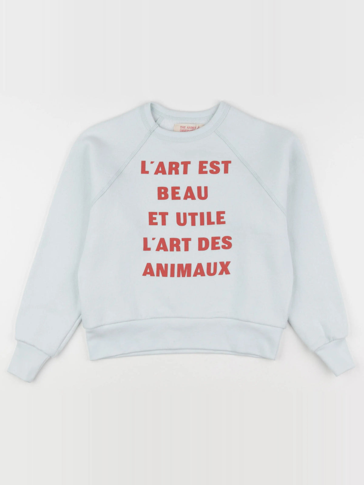 The animals observatory - sweat bleu - 8 ans