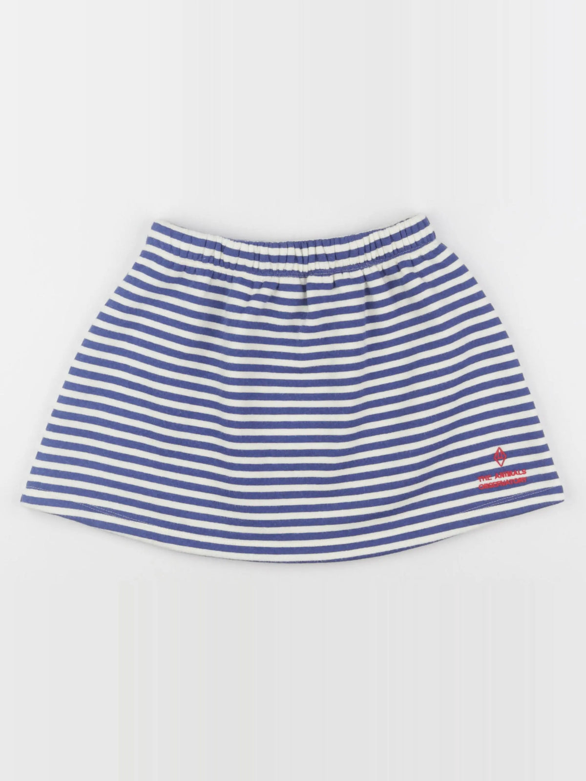 The animals observatory - jupe bleu, blanc - 8 ans