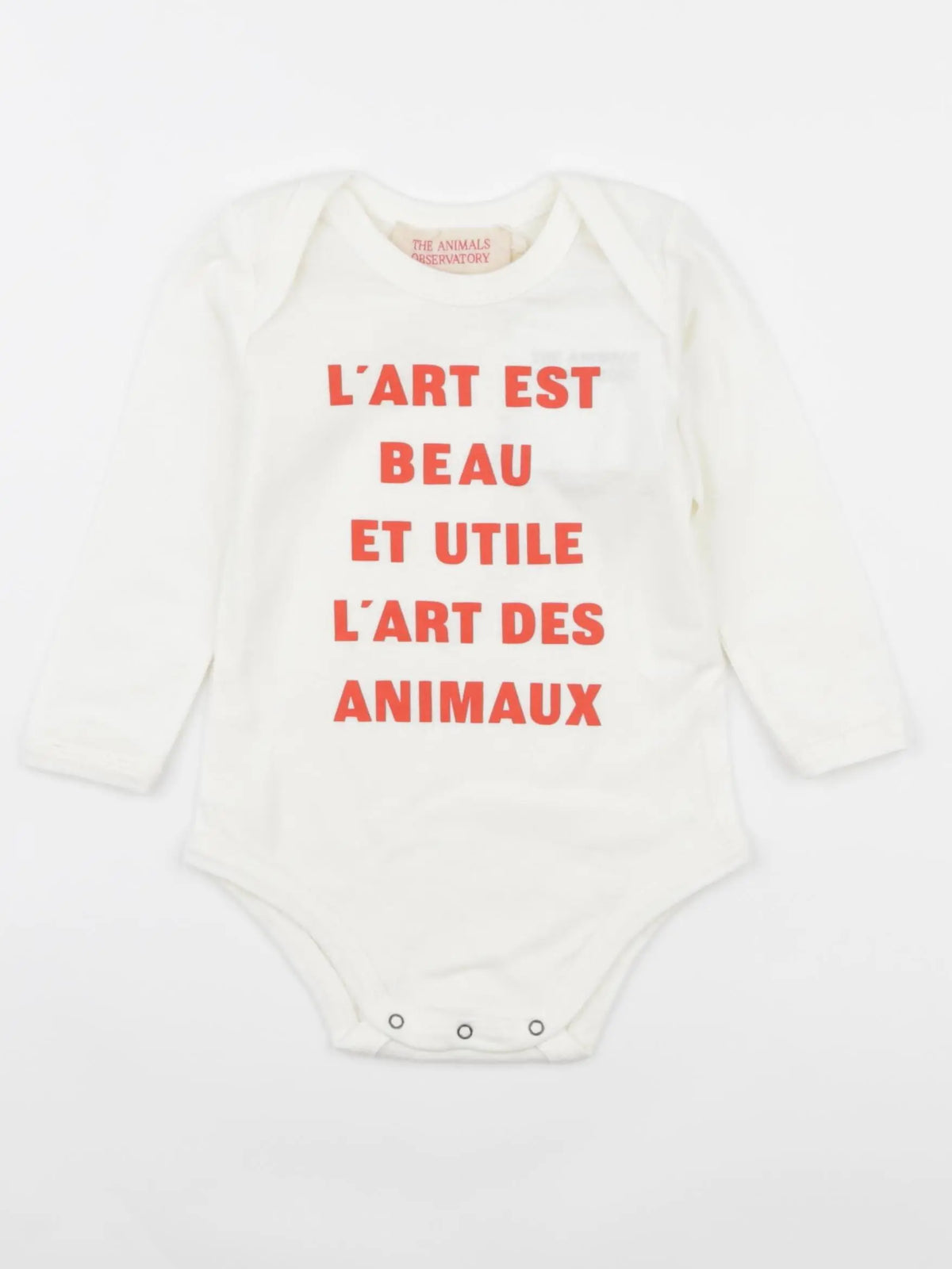 The animals observatory - body blanc - 6 mois