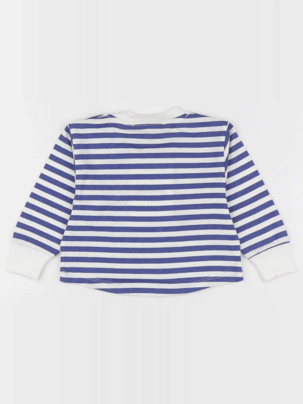 The animals observatory - tee-shirt bleu, blanc - 6 mois