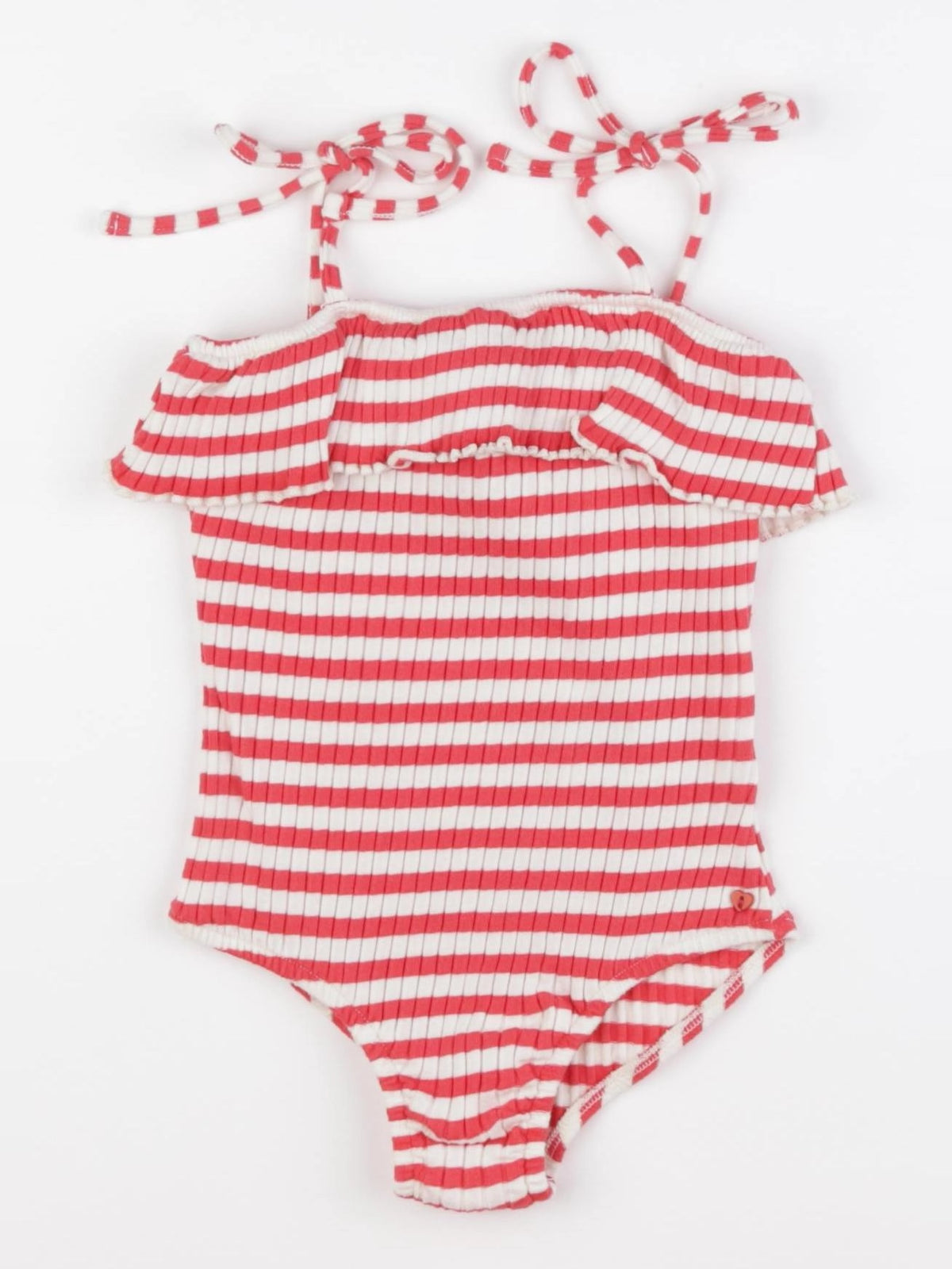 Buho - maillot de bain blanc, rouge - 4 ans