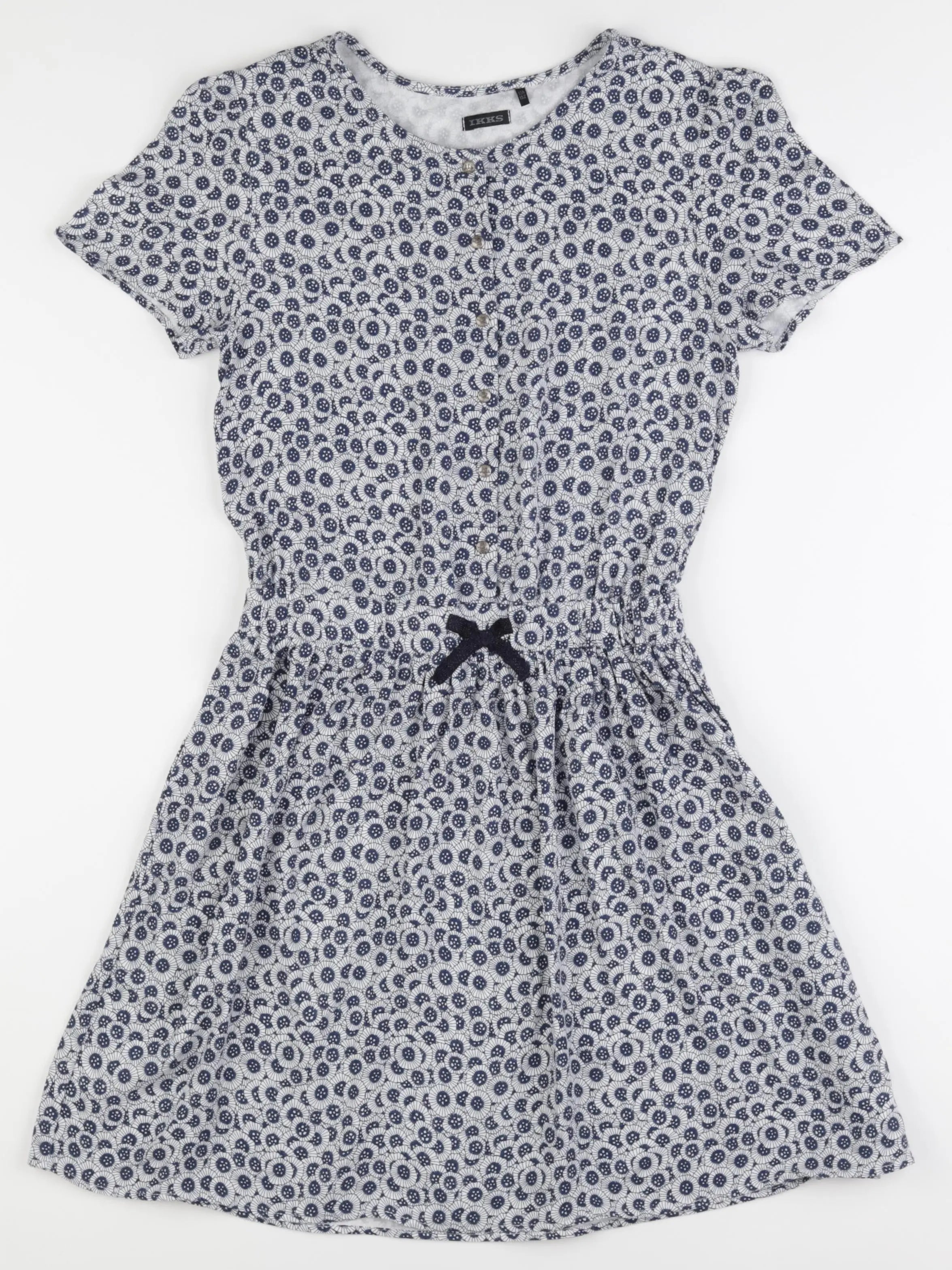 IKKS - robe bleu, blanc - 12 ans