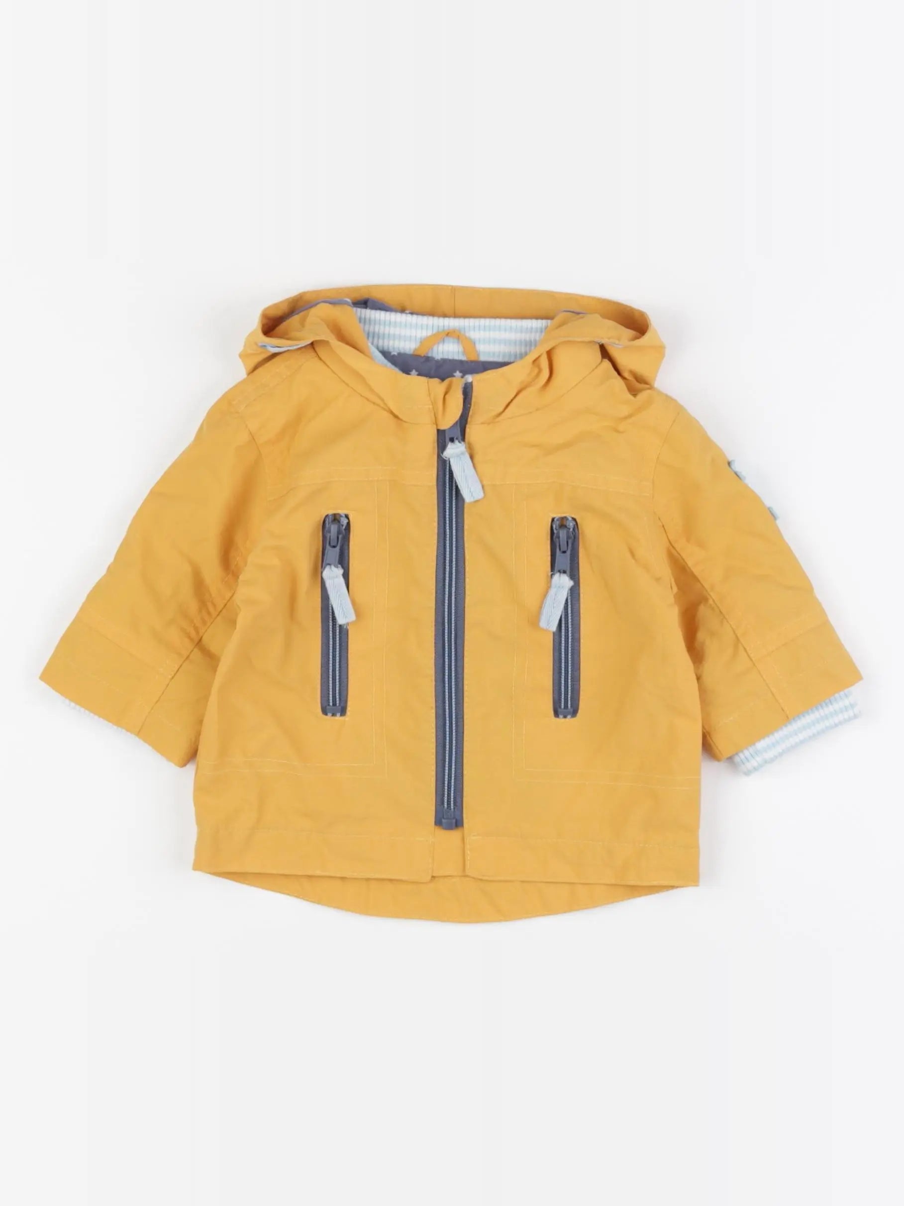 Vertbaudet - coupe-vent jaune - 3 mois