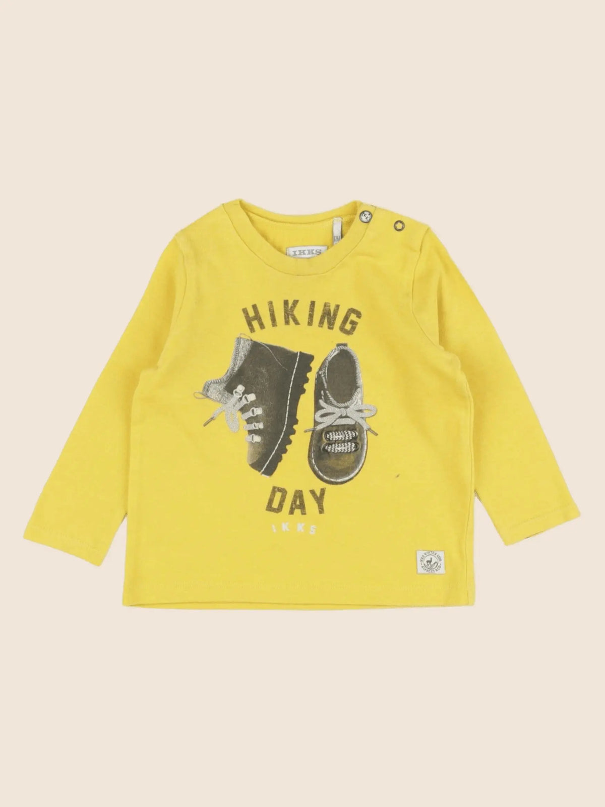 IKKS - tee-shirt jaune - 12 mois