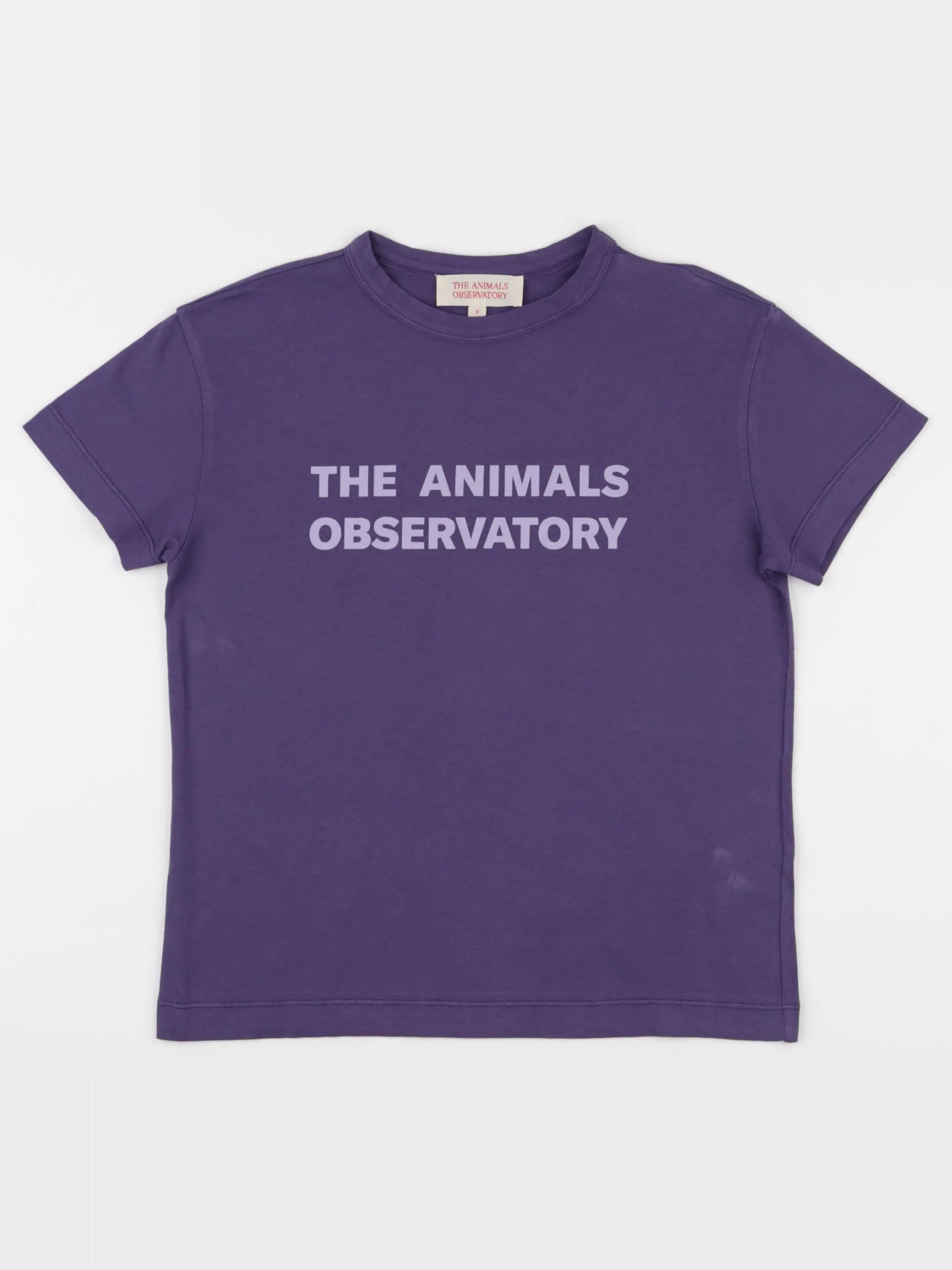 The animals observatory - tee-shirt violet - 8 ans