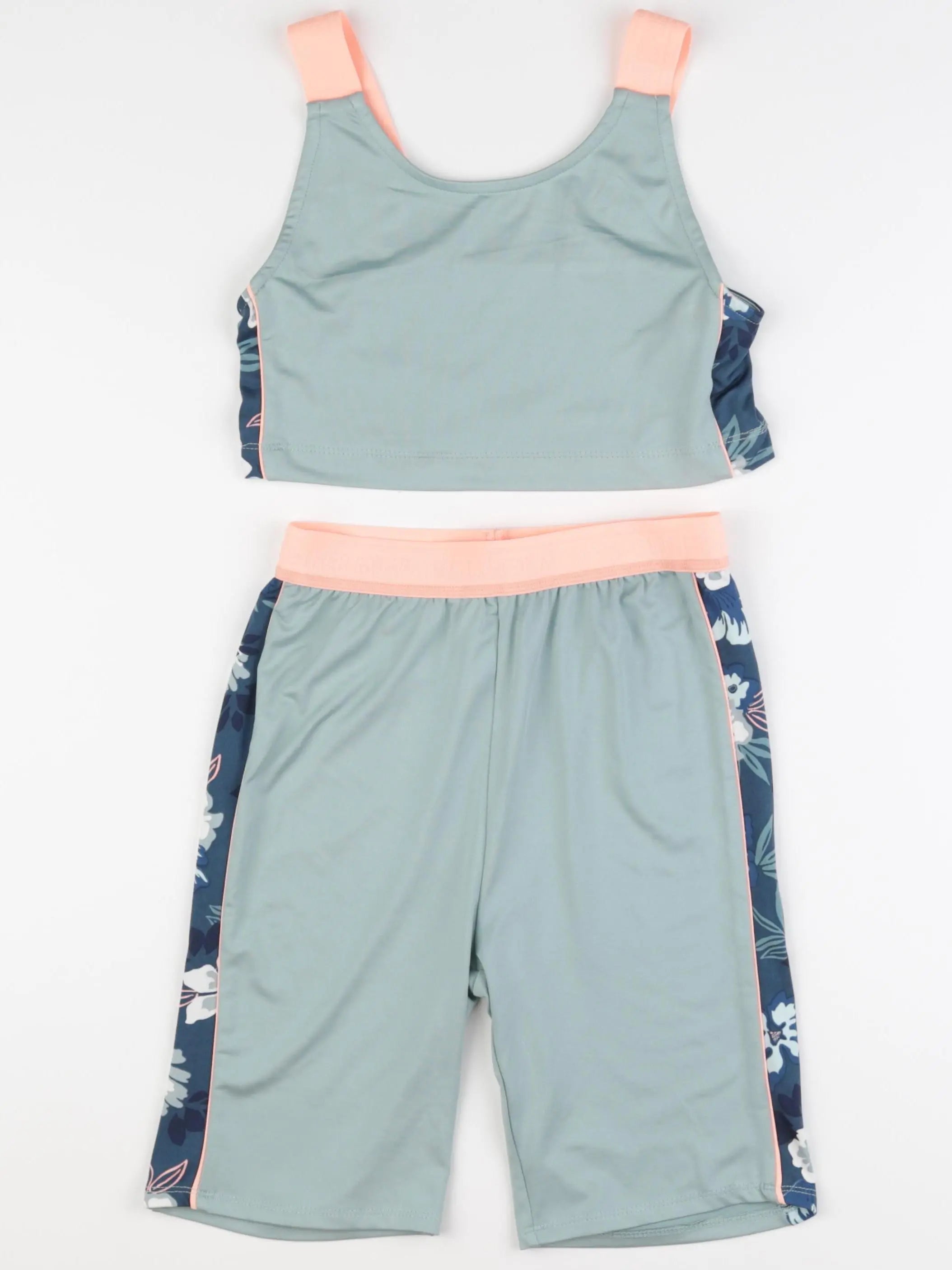 Vertbaudet - ensemble de sport vert - 12 ans