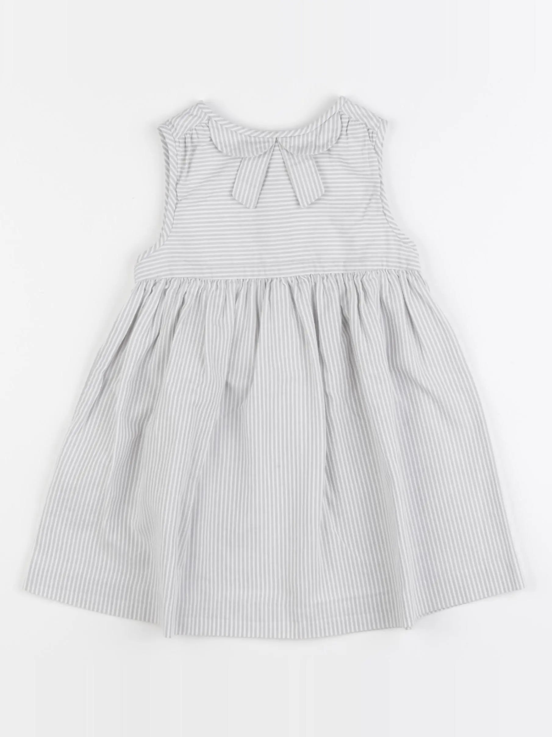 Jacadi - robe blanc, gris - 24 mois