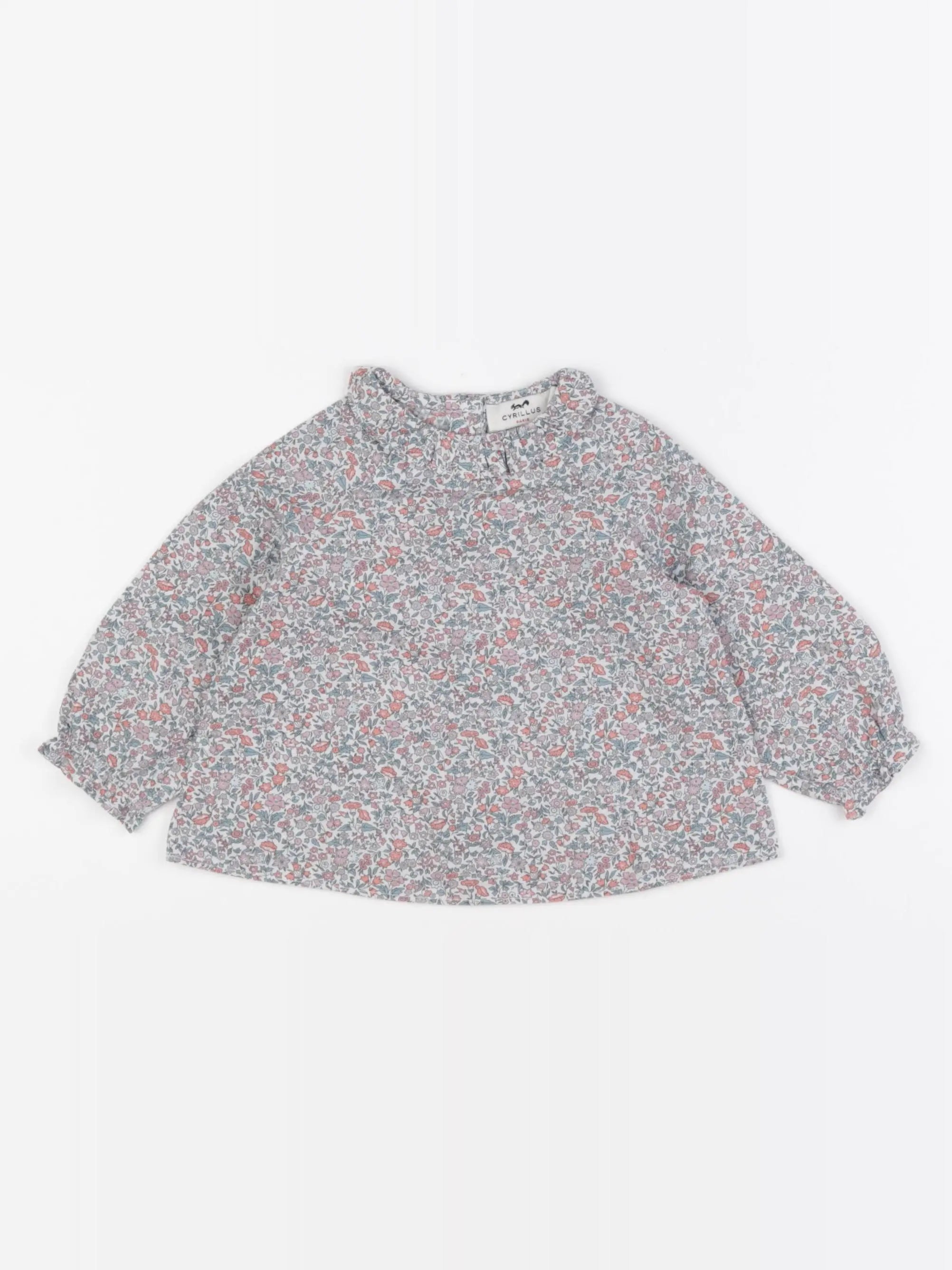 Cyrillus - blouse vert - 12 mois