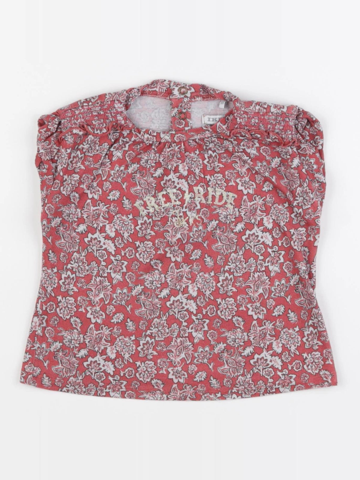 IKKS - tee-shirt rouge - 18 mois