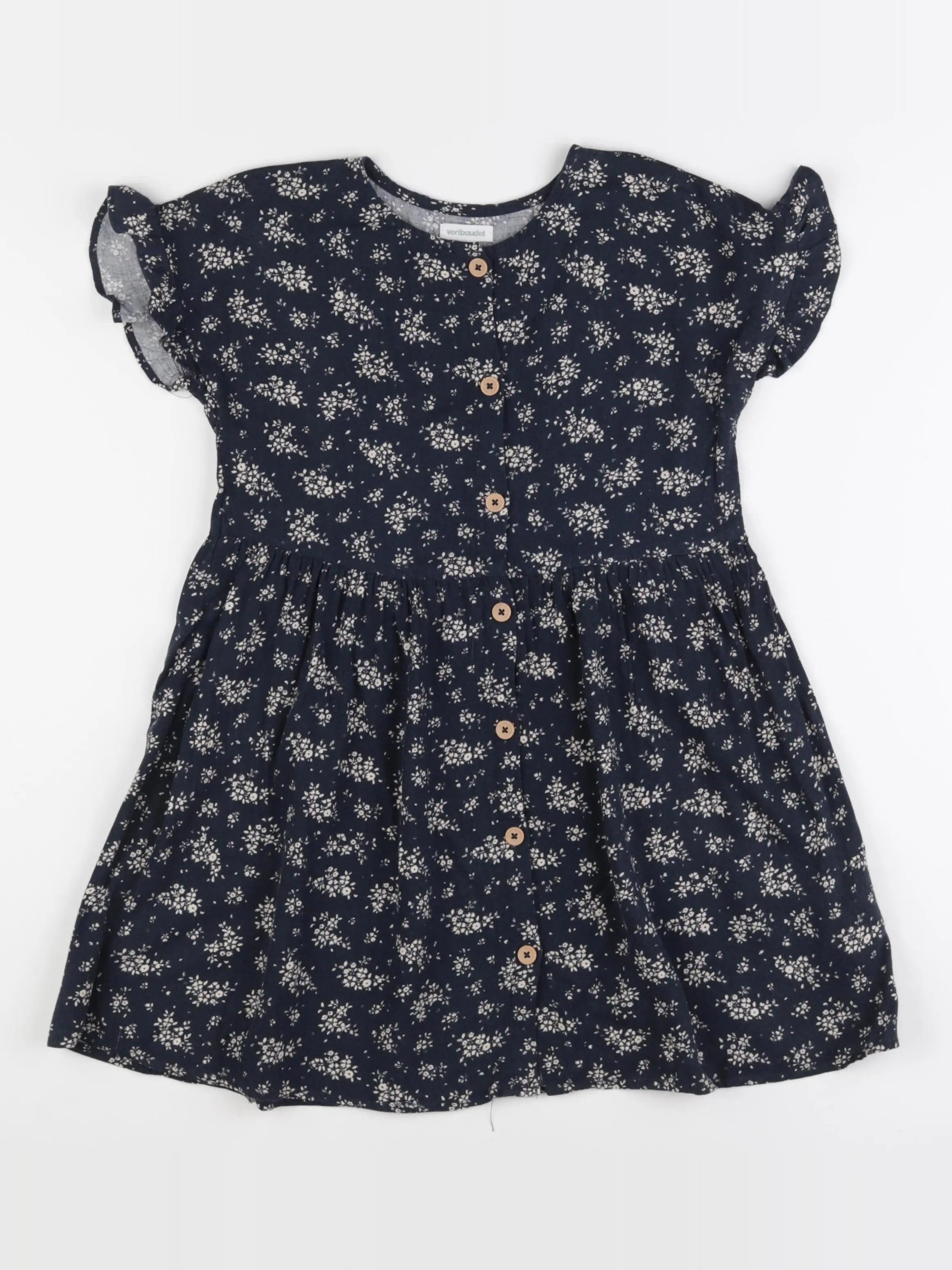 Vertbaudet - robe bleu - 8 ans