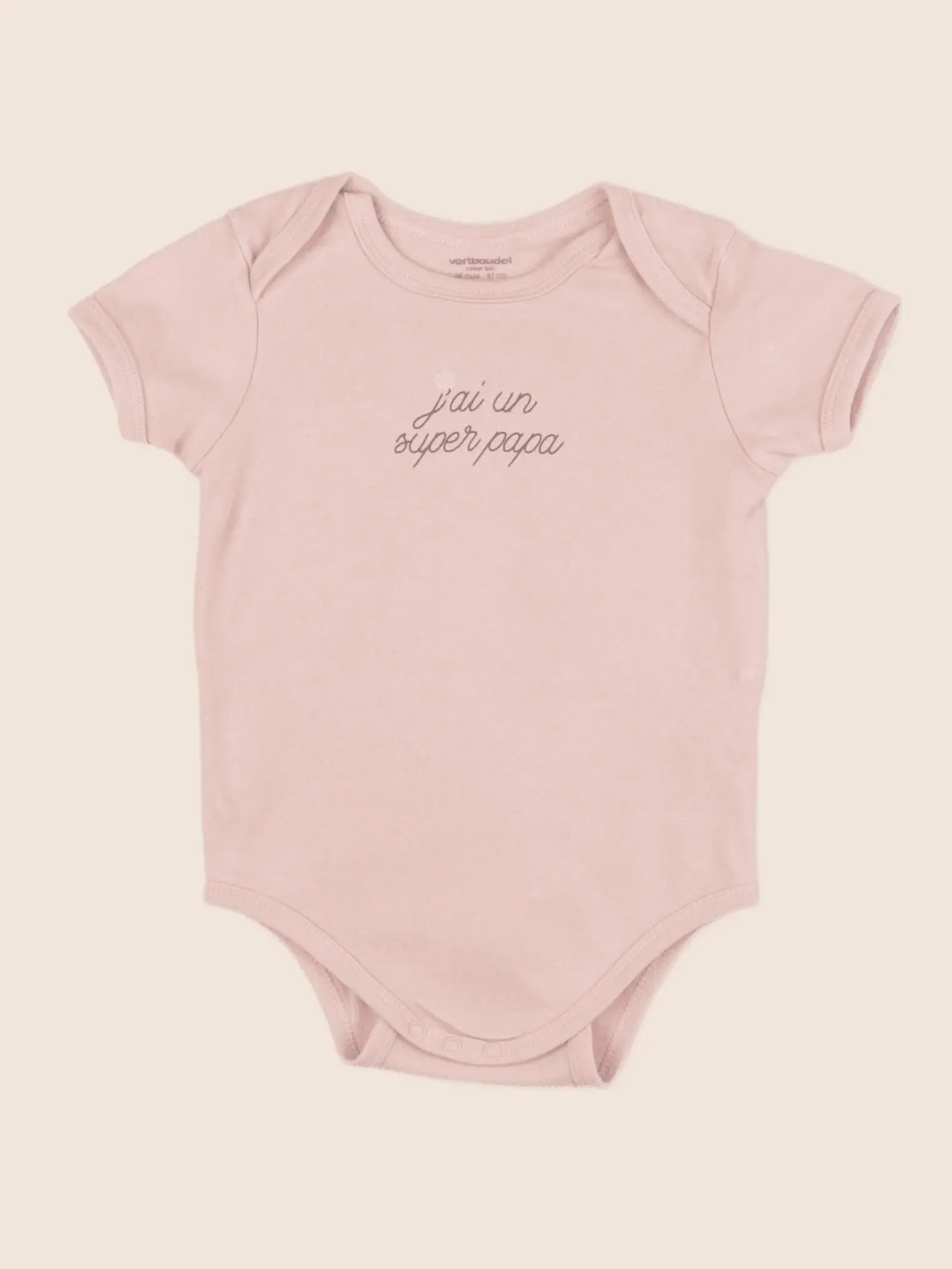 Vertbaudet - body rose - 36 mois