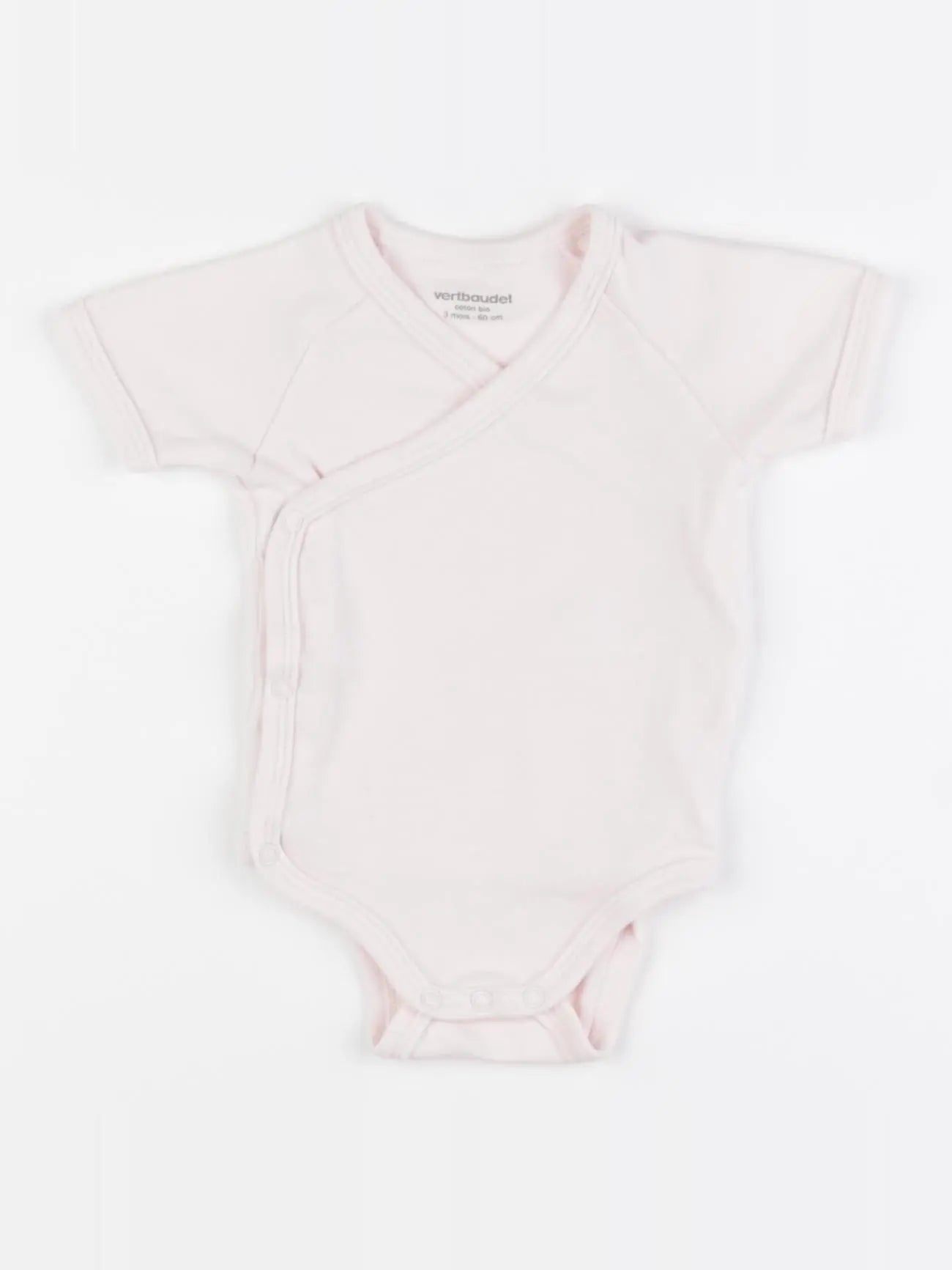 Vertbaudet - body rose - 3 mois