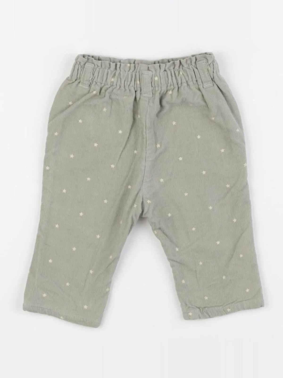 Vertbaudet - pantalon vert - 3 mois