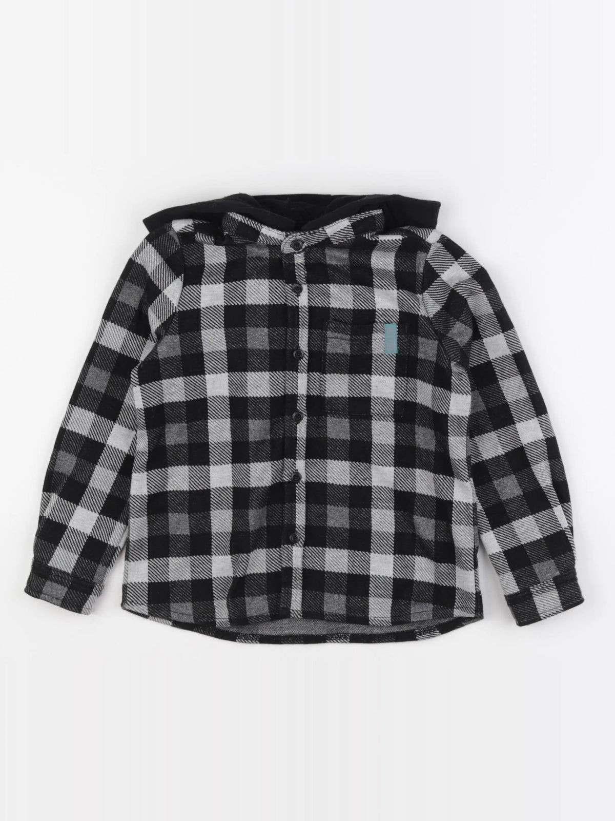IKKS - chemise gris, noir - 4 ans