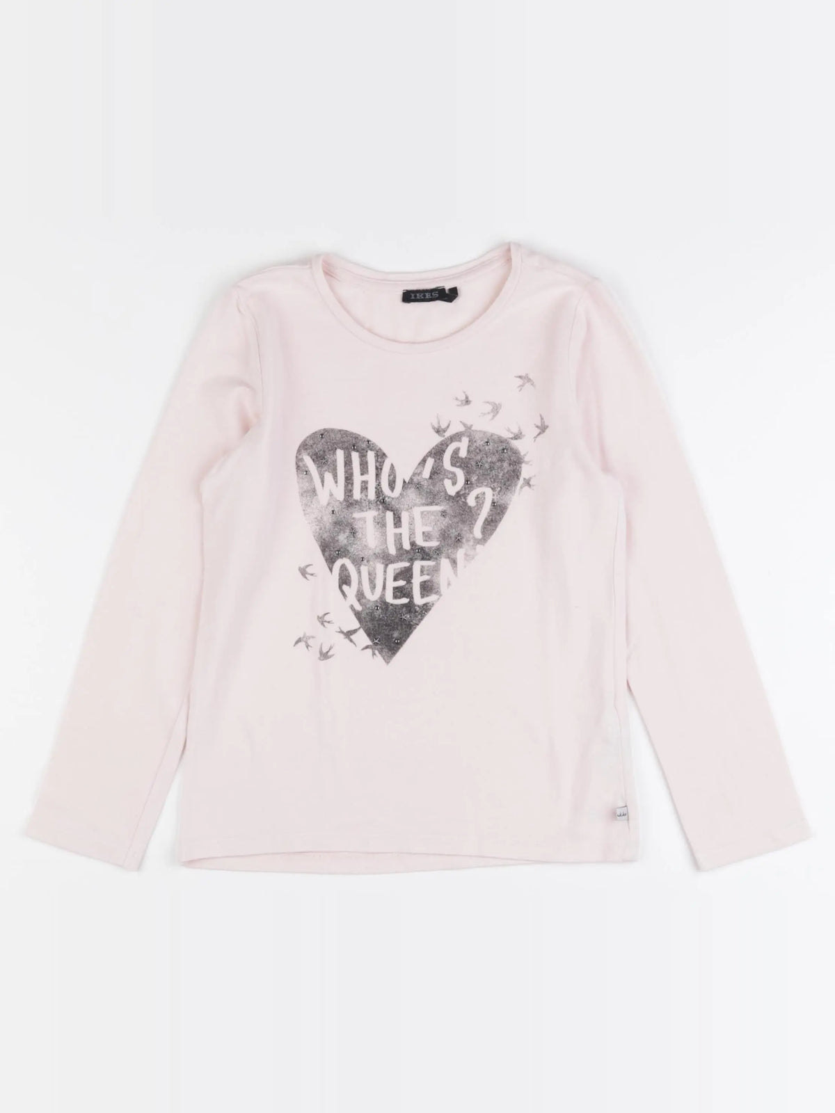 IKKS - tee-shirt rose - 8 ans