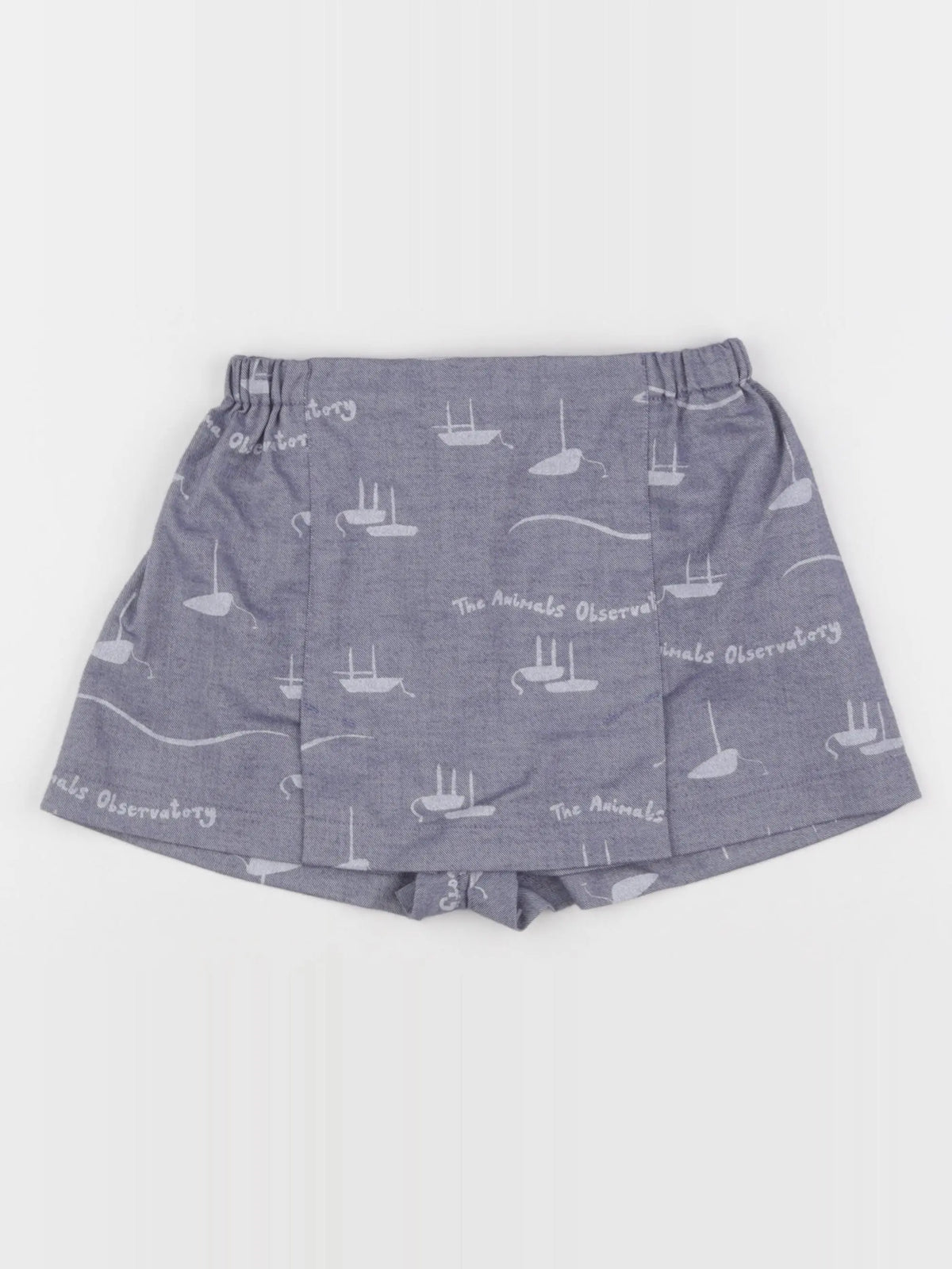 The animals observatory - jupe short bleu - 8 ans