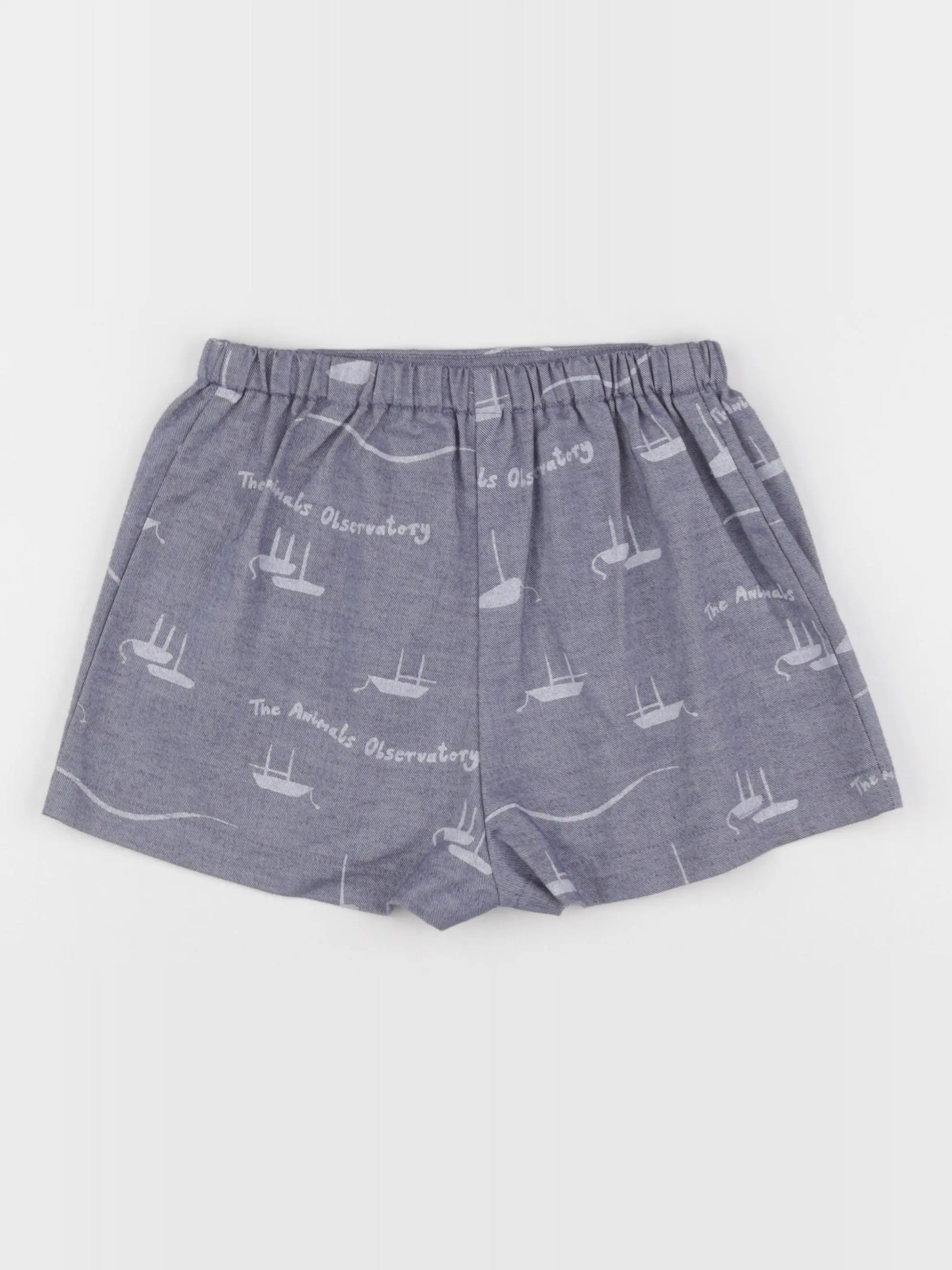 The animals observatory - jupe short bleu - 8 ans