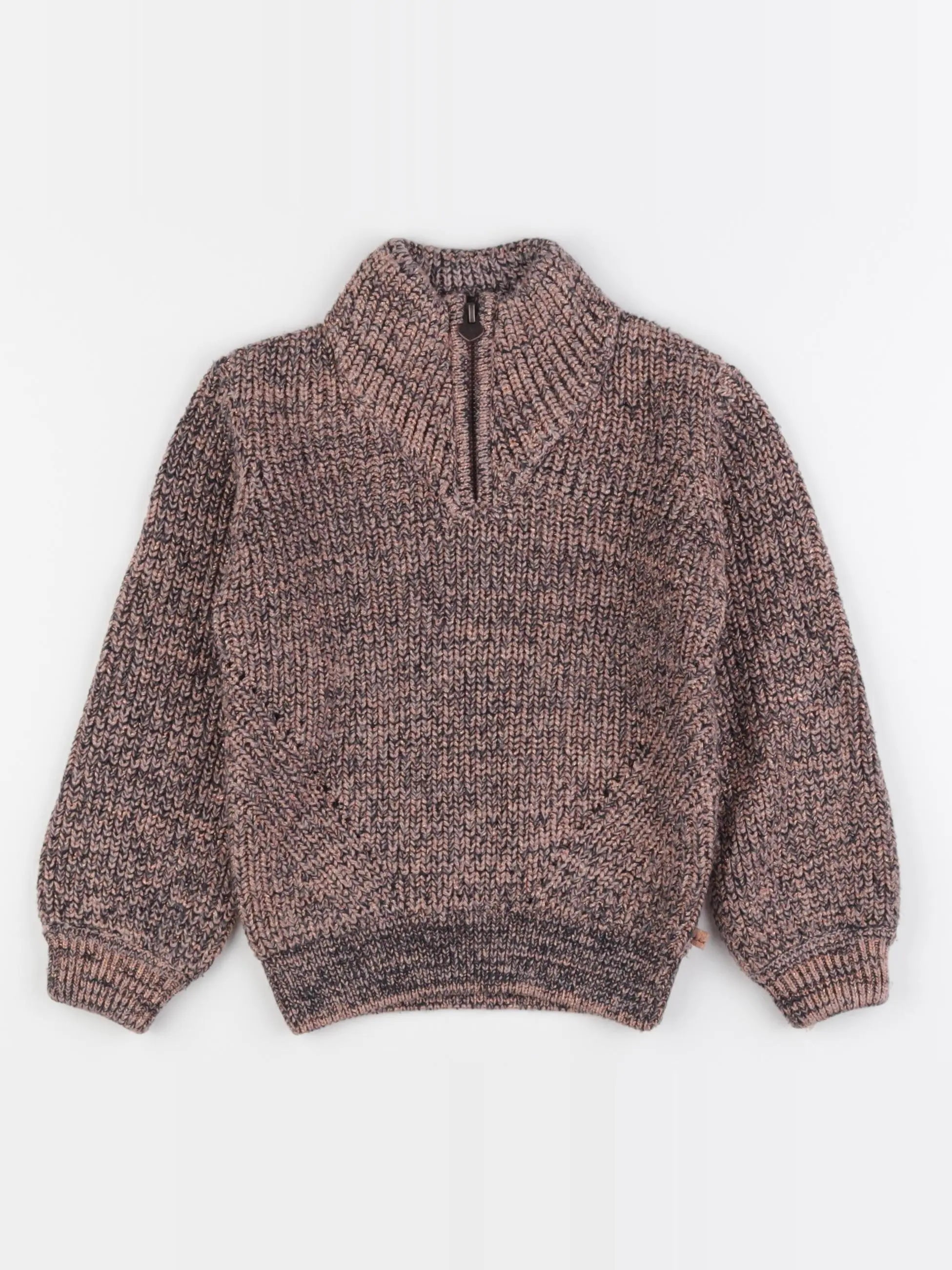IKKS - pull rose, bleu - 4 ans