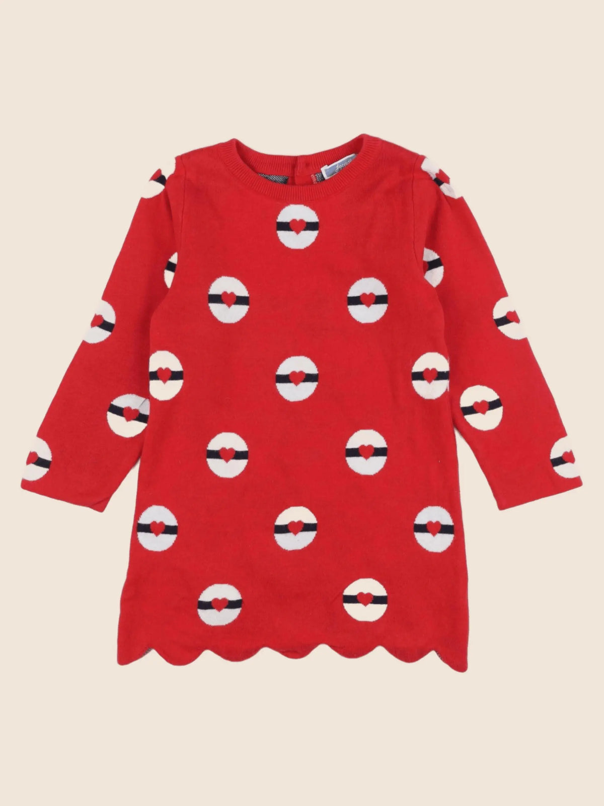 Jacadi - robe rouge - 24 mois
