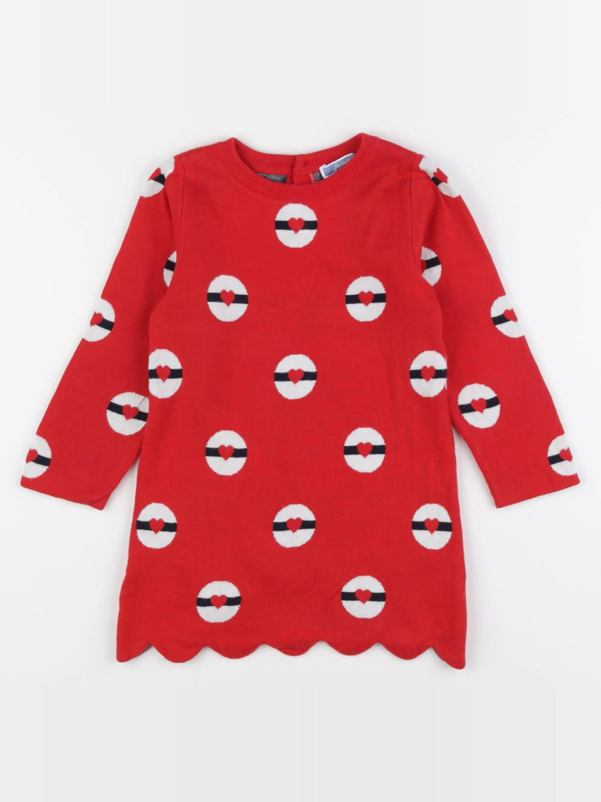Jacadi - robe rouge - 24 mois