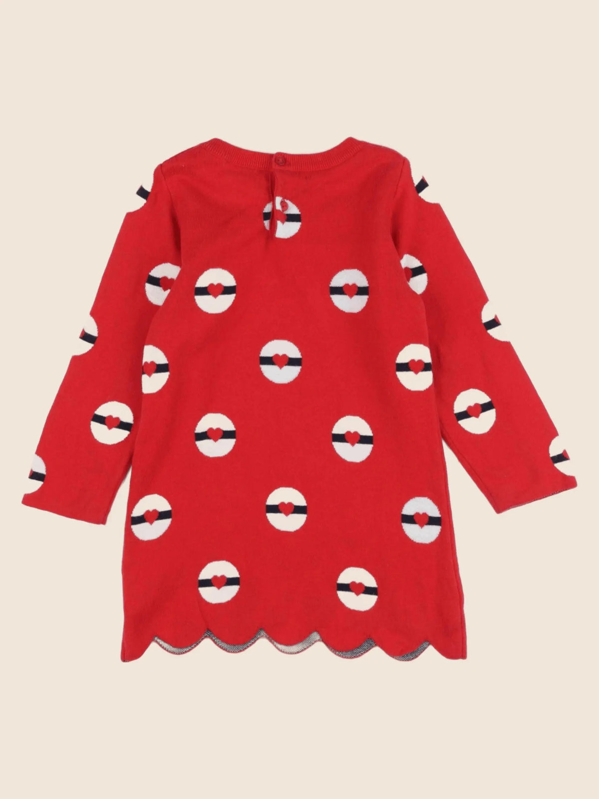 Jacadi - robe rouge - 24 mois