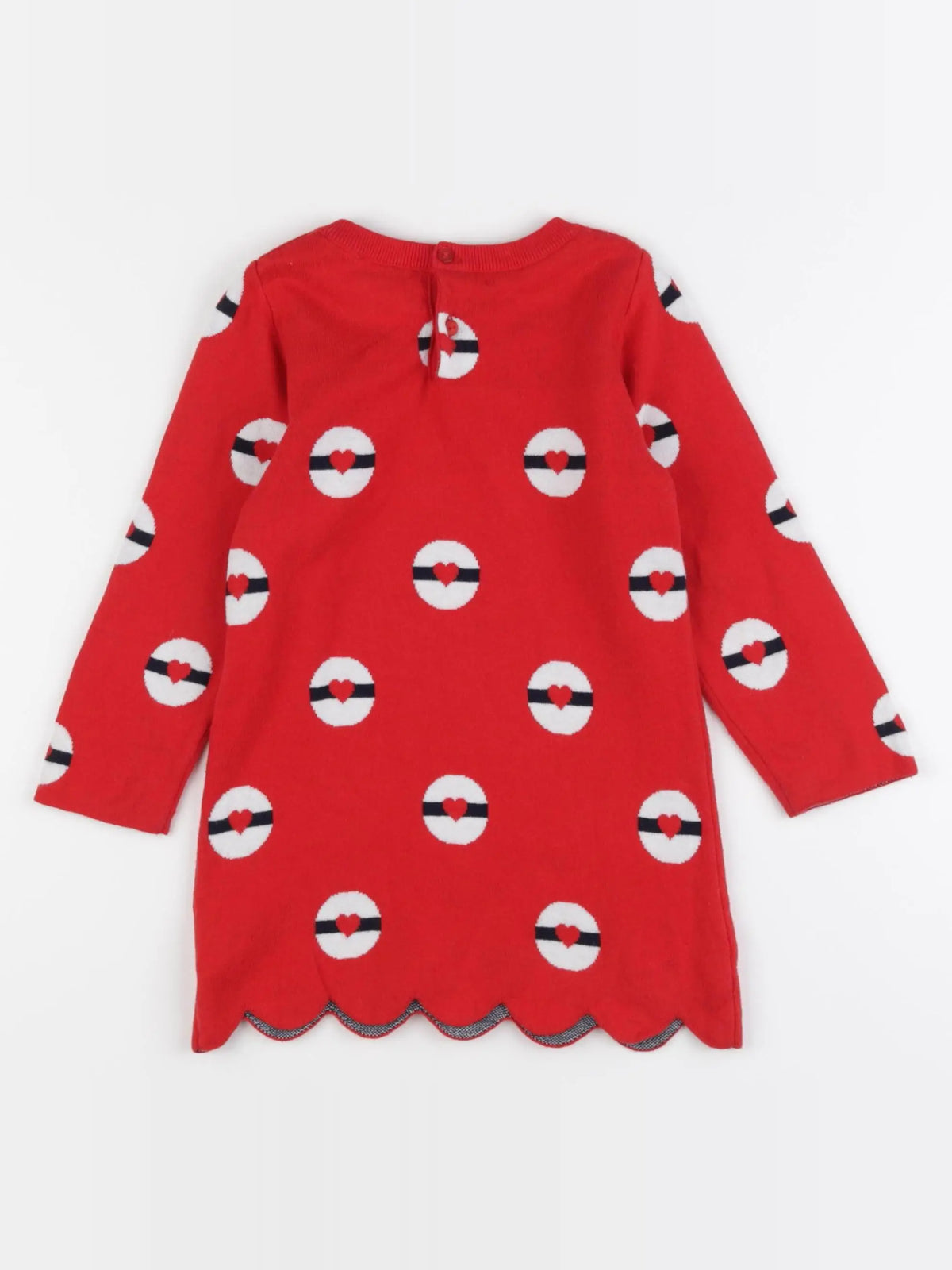 Jacadi - robe rouge - 24 mois