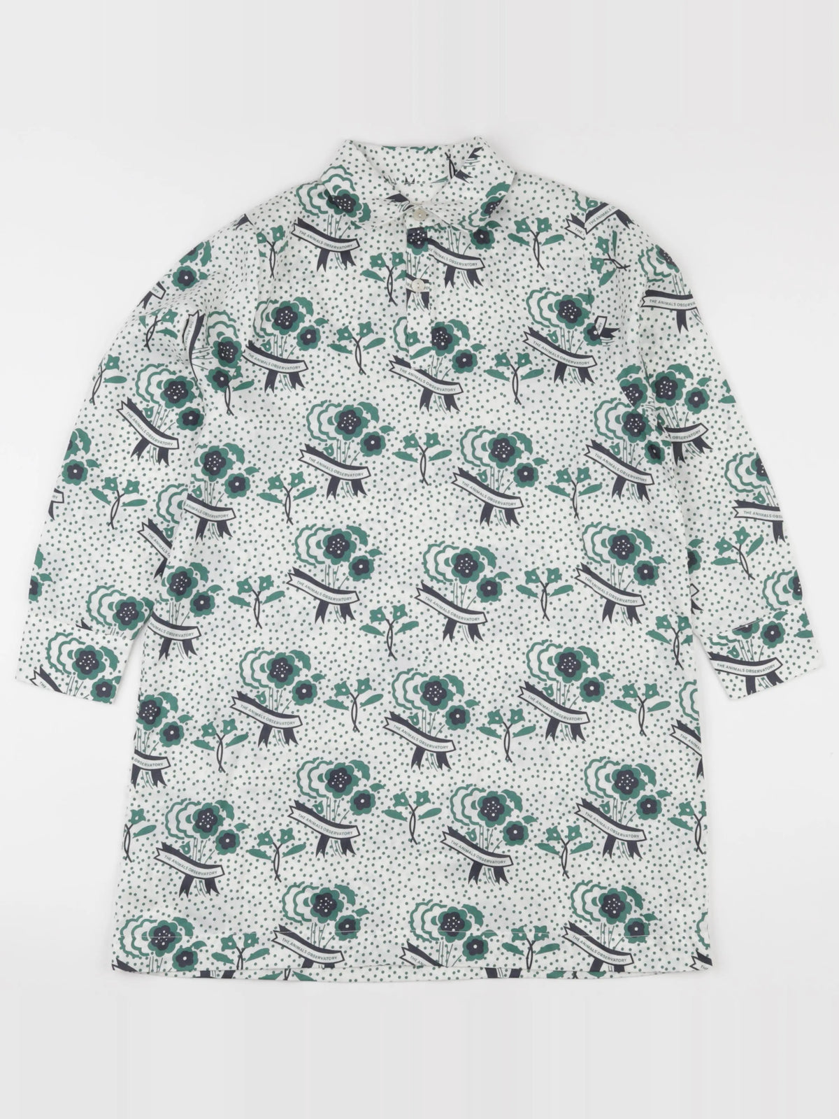 The animals observatory - robe vert - 8 ans