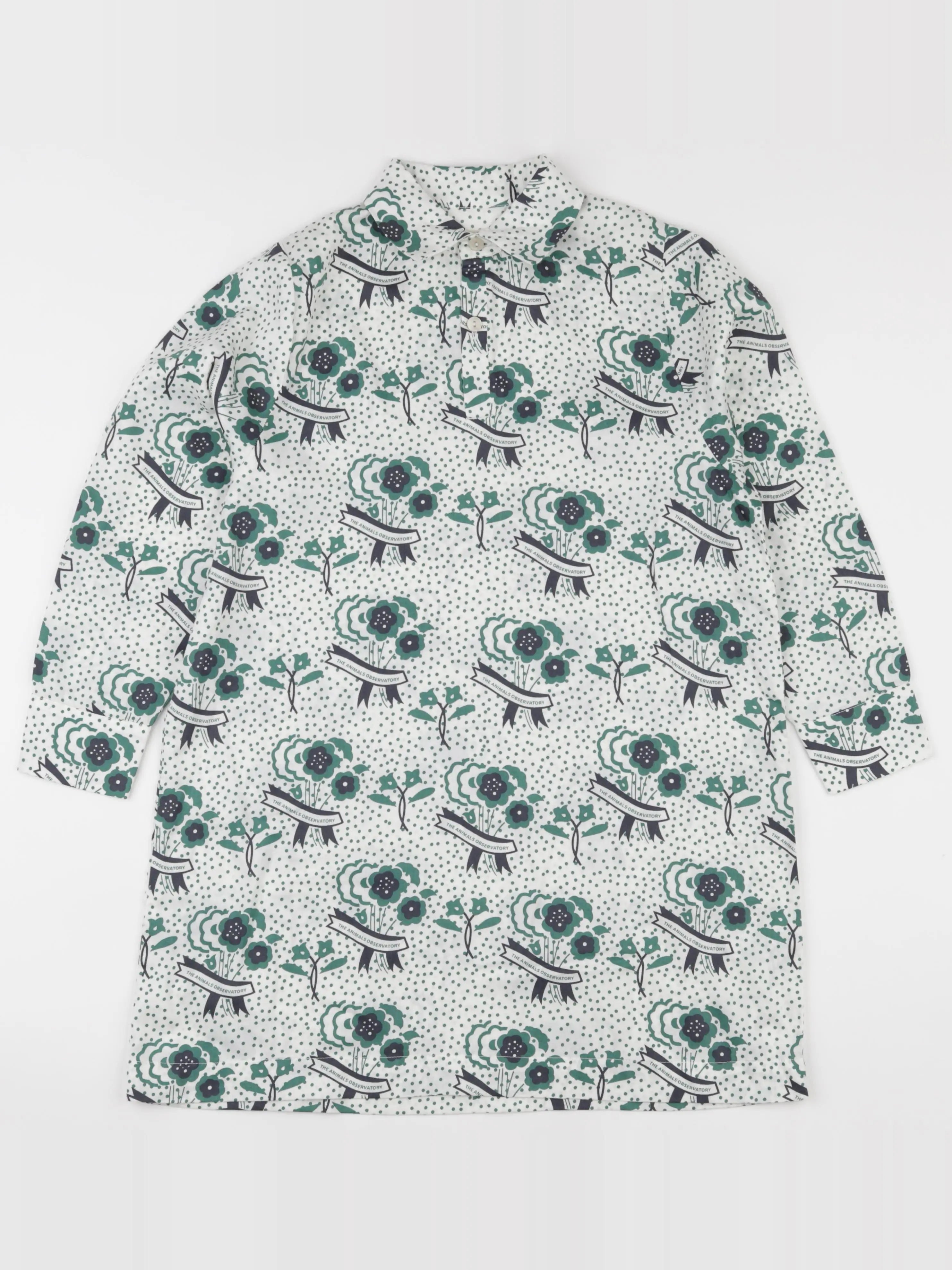 The animals observatory - robe vert - 8 ans