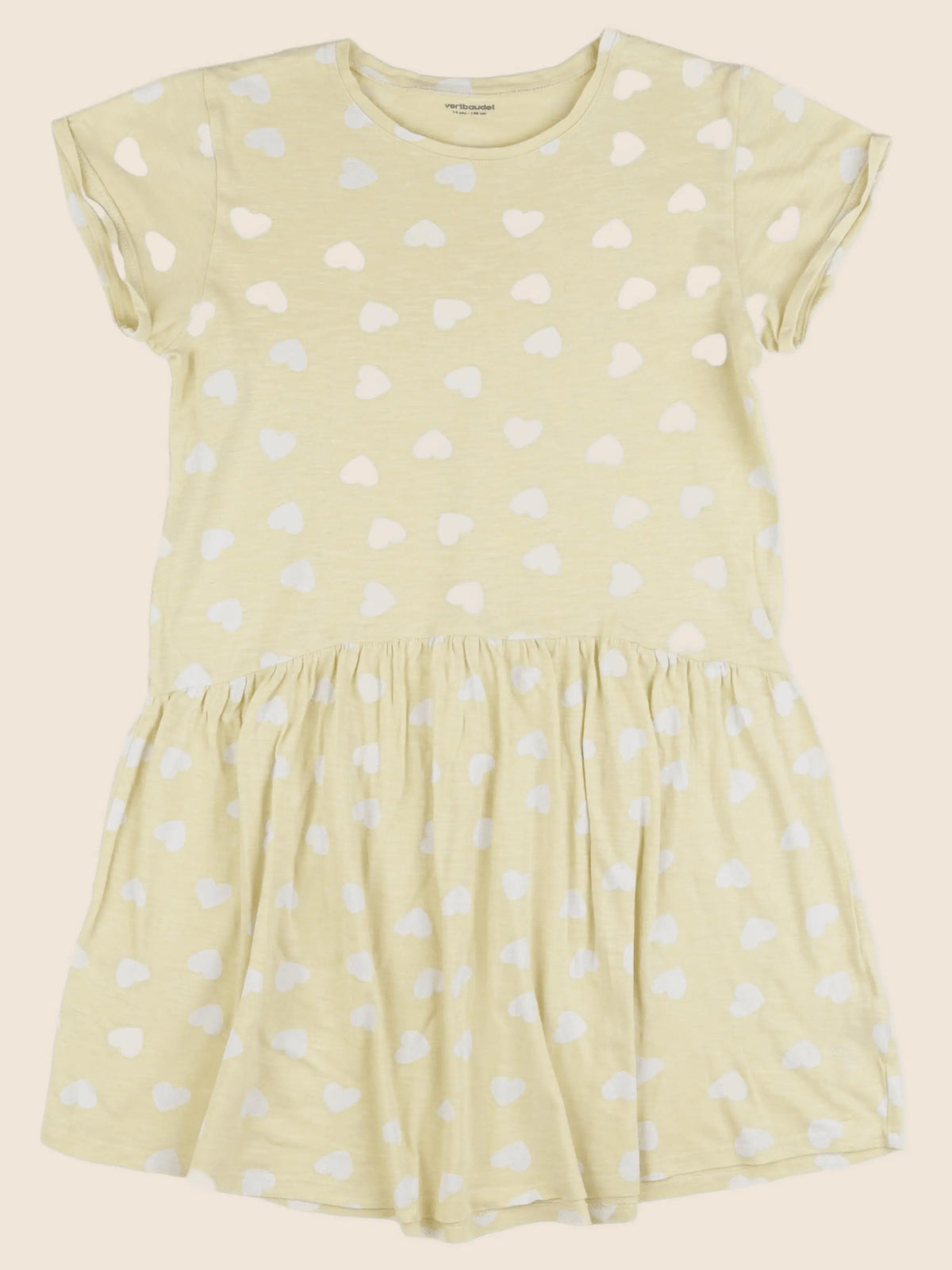 Vertbaudet - robe jaune - 14 ans