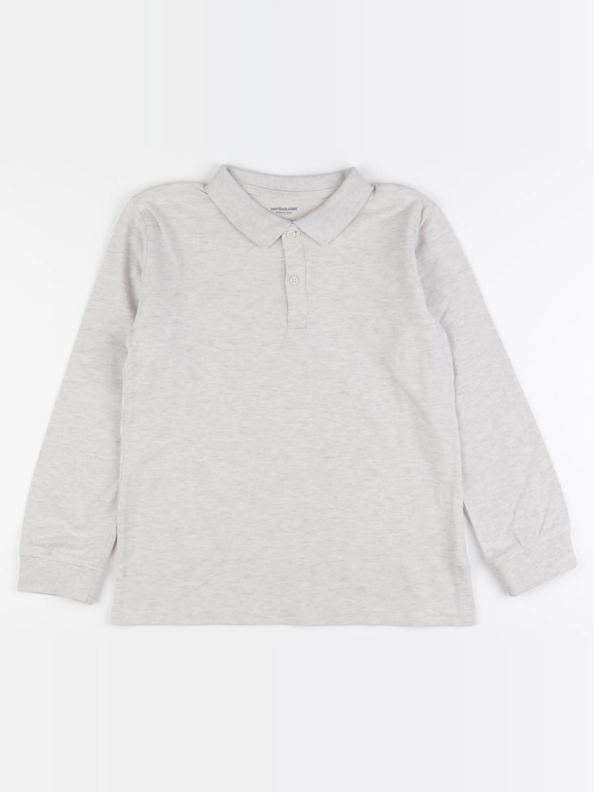 Vertbaudet - polo beige - 10 ans
