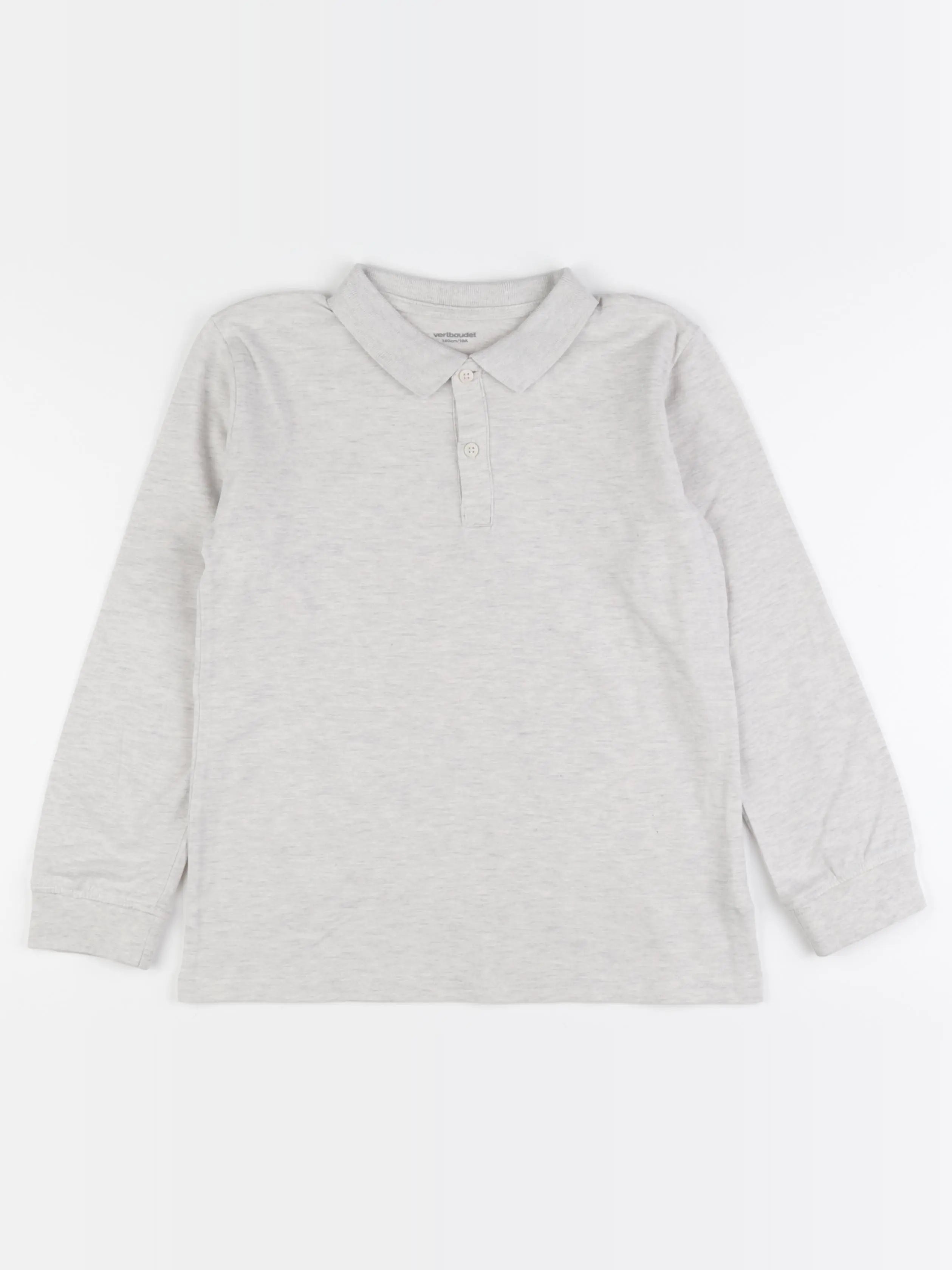Vertbaudet - polo beige - 10 ans