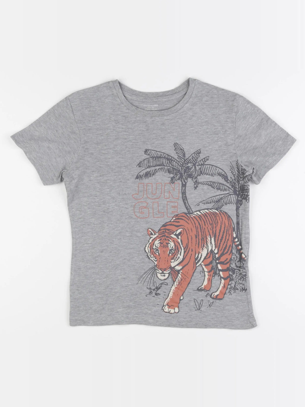 Vertbaudet - tee-shirt gris - 10 ans