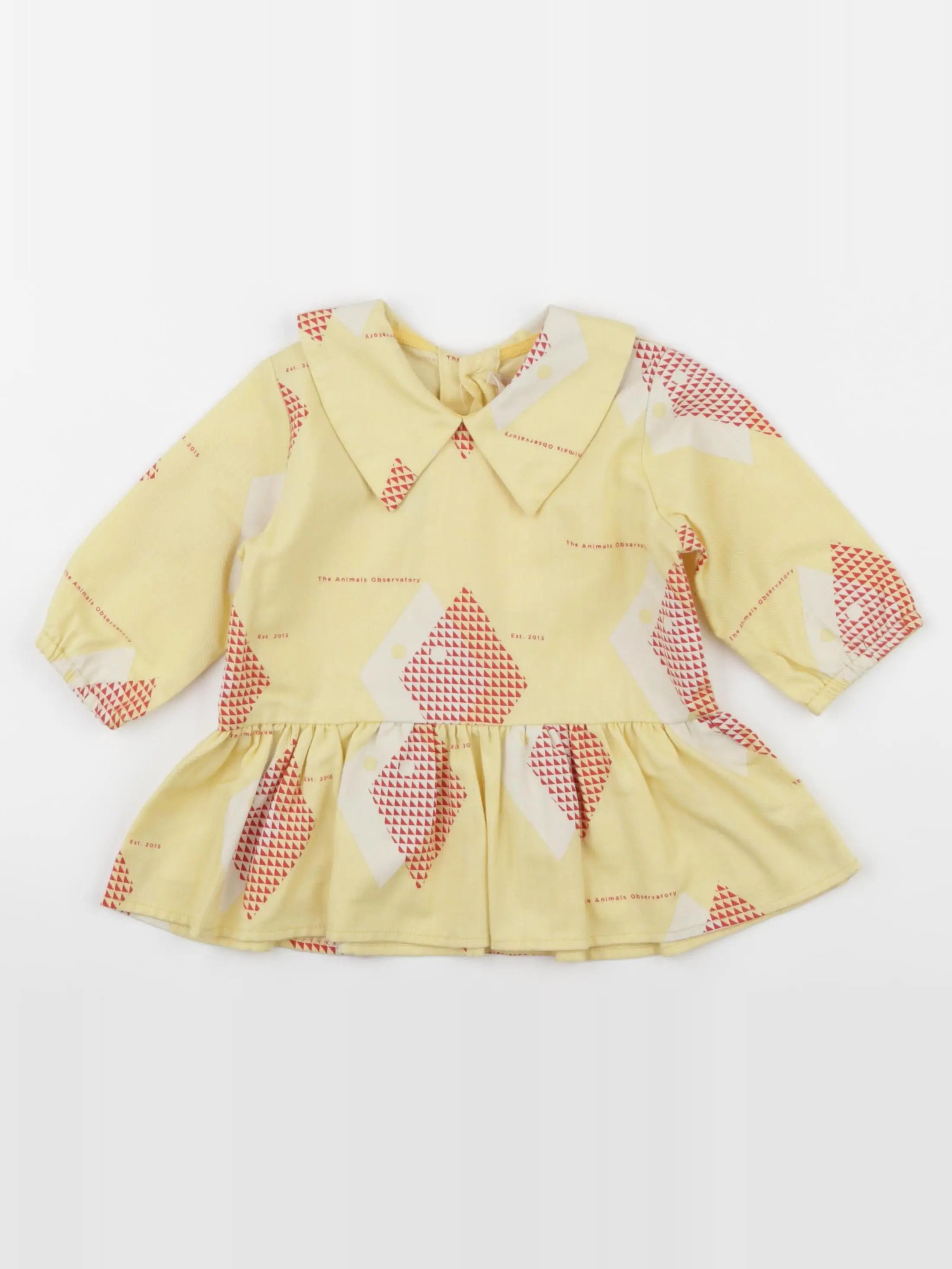 The animals observatory - robe jaune - 6 mois