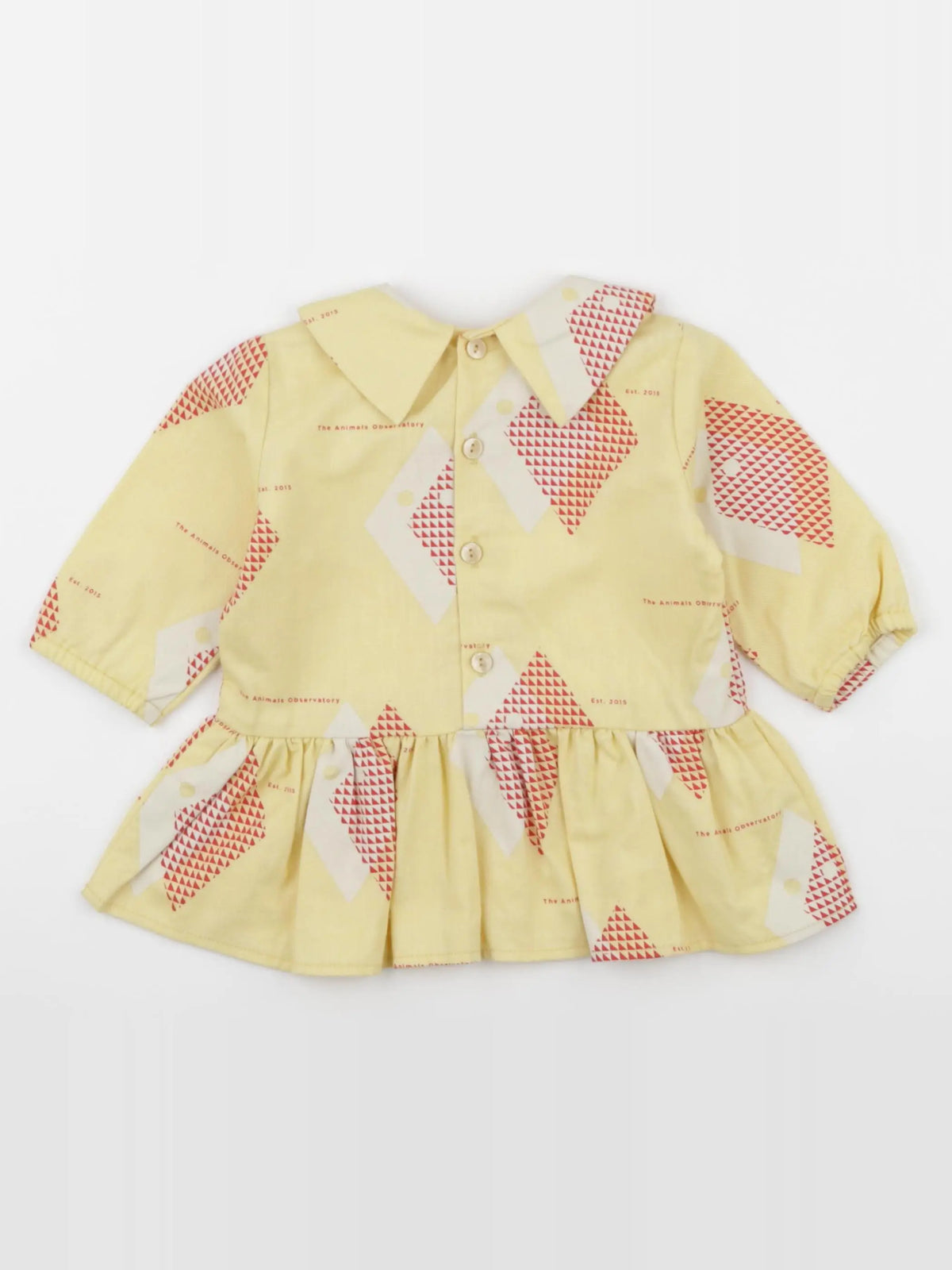 The animals observatory - robe jaune - 6 mois