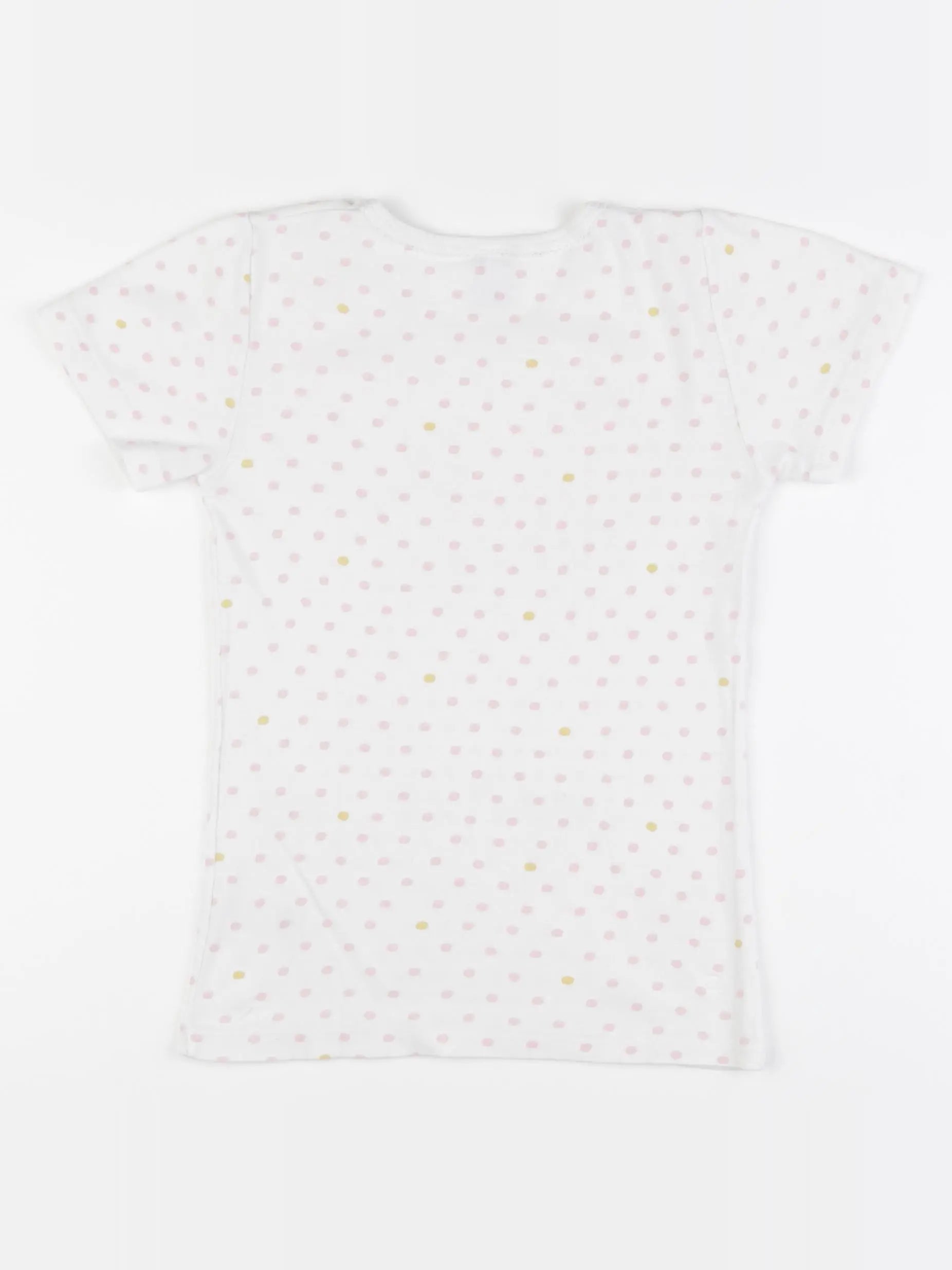 Petit Bateau - maillot de corps rose, blanc - 8 ans