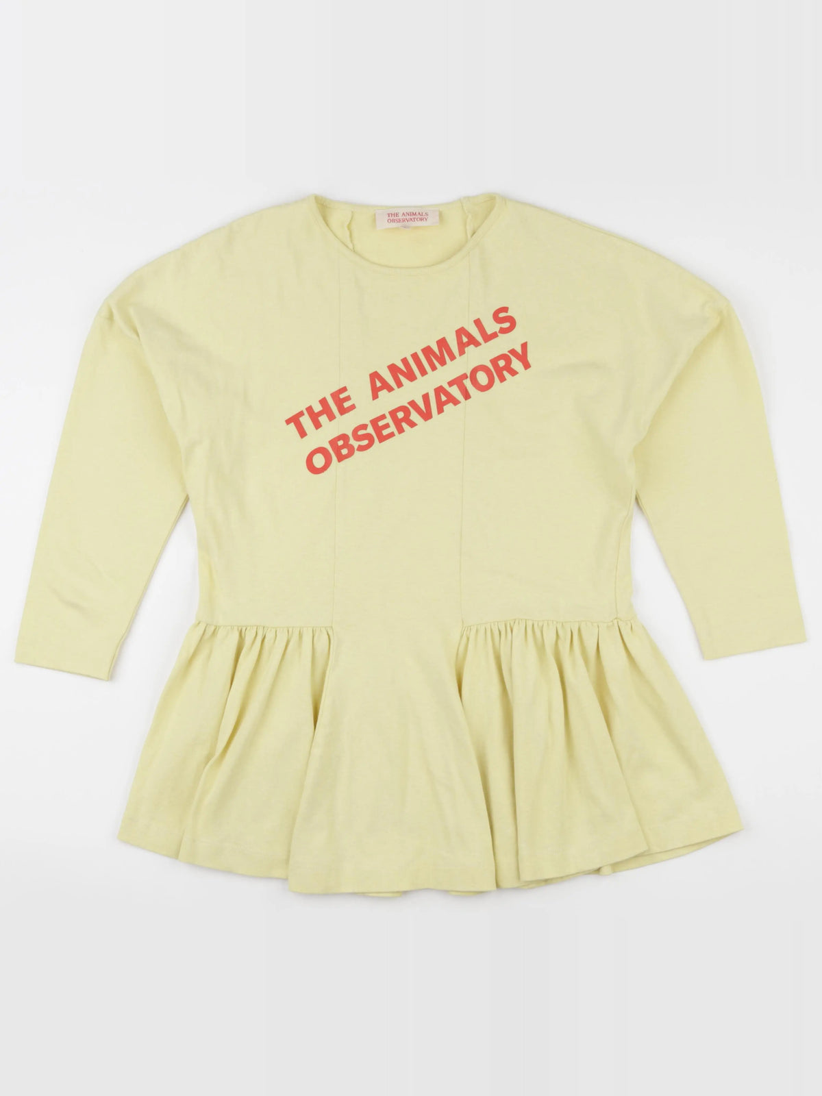 The animals observatory - robe jaune - 8 ans