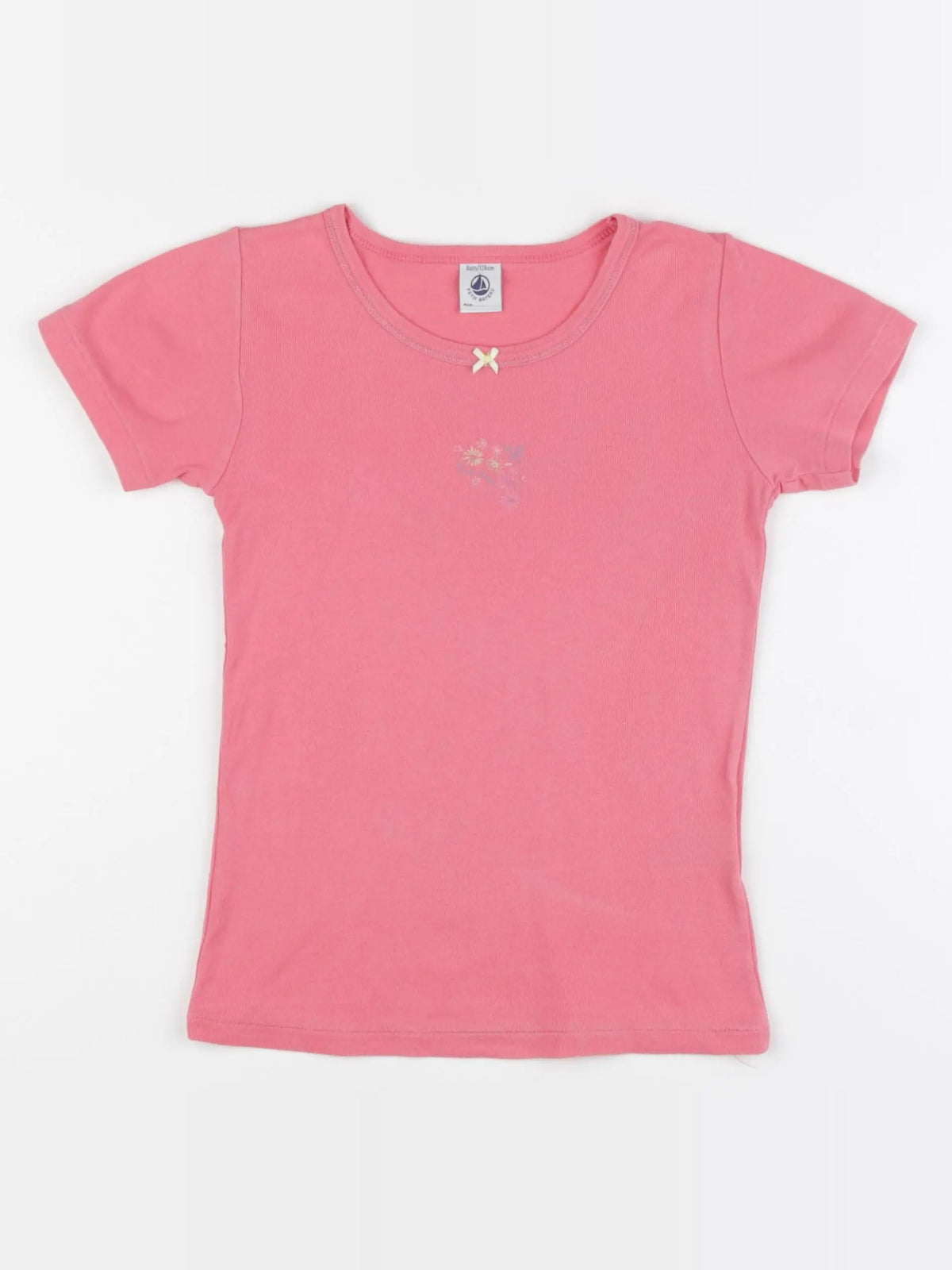 Petit Bateau - maillot de corps rose - 8 ans