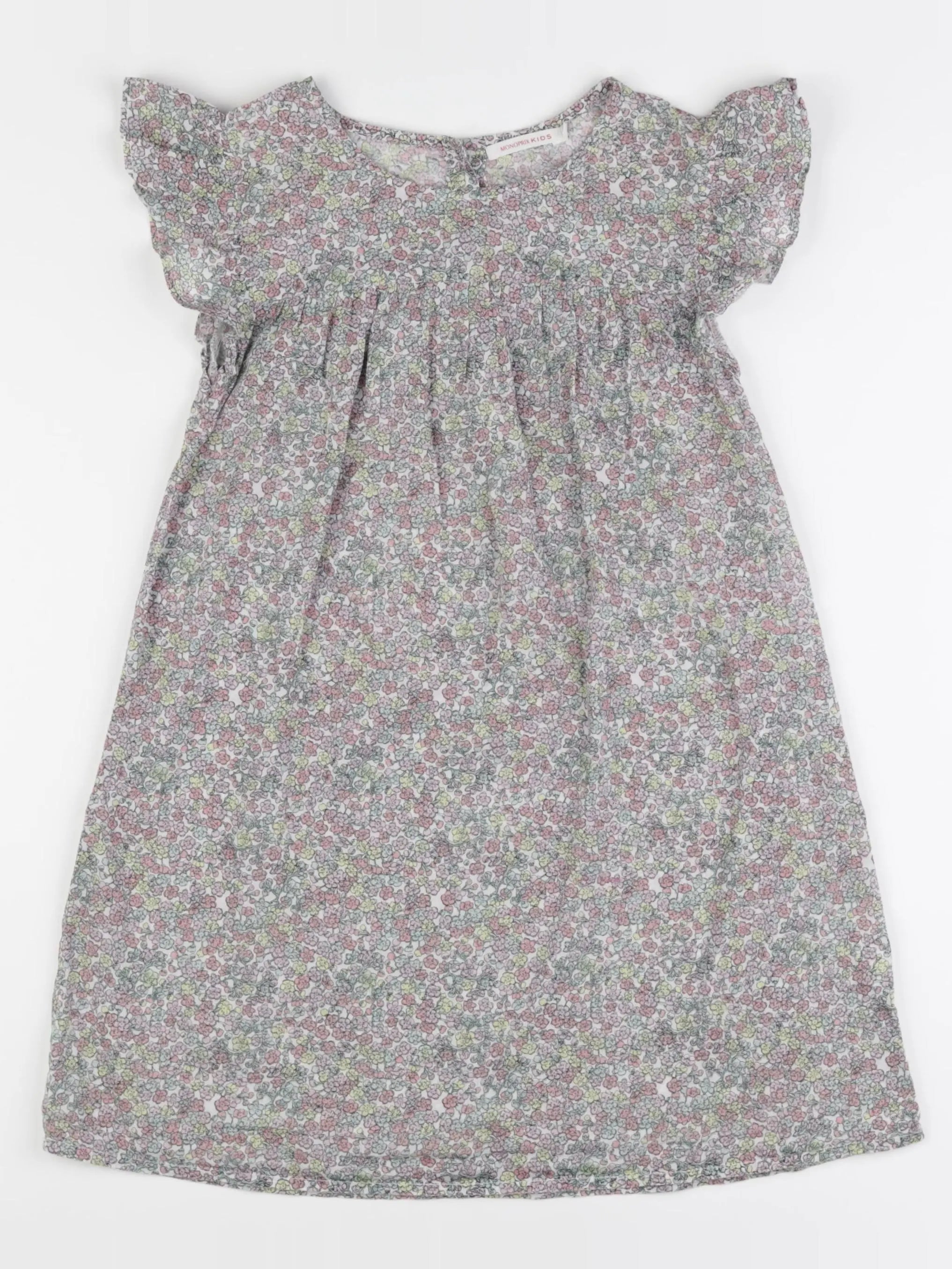 Monoprix - robe multicolore - 6 ans