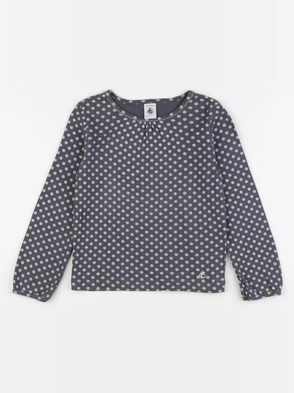 Petit Bateau - tee-shirt taupe, or - 5 ans
