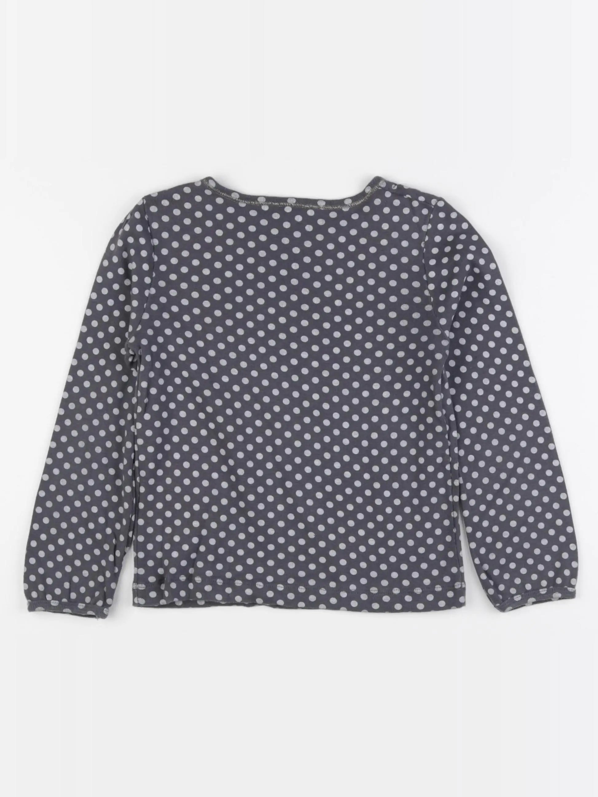 Petit Bateau - tee-shirt taupe, or - 5 ans