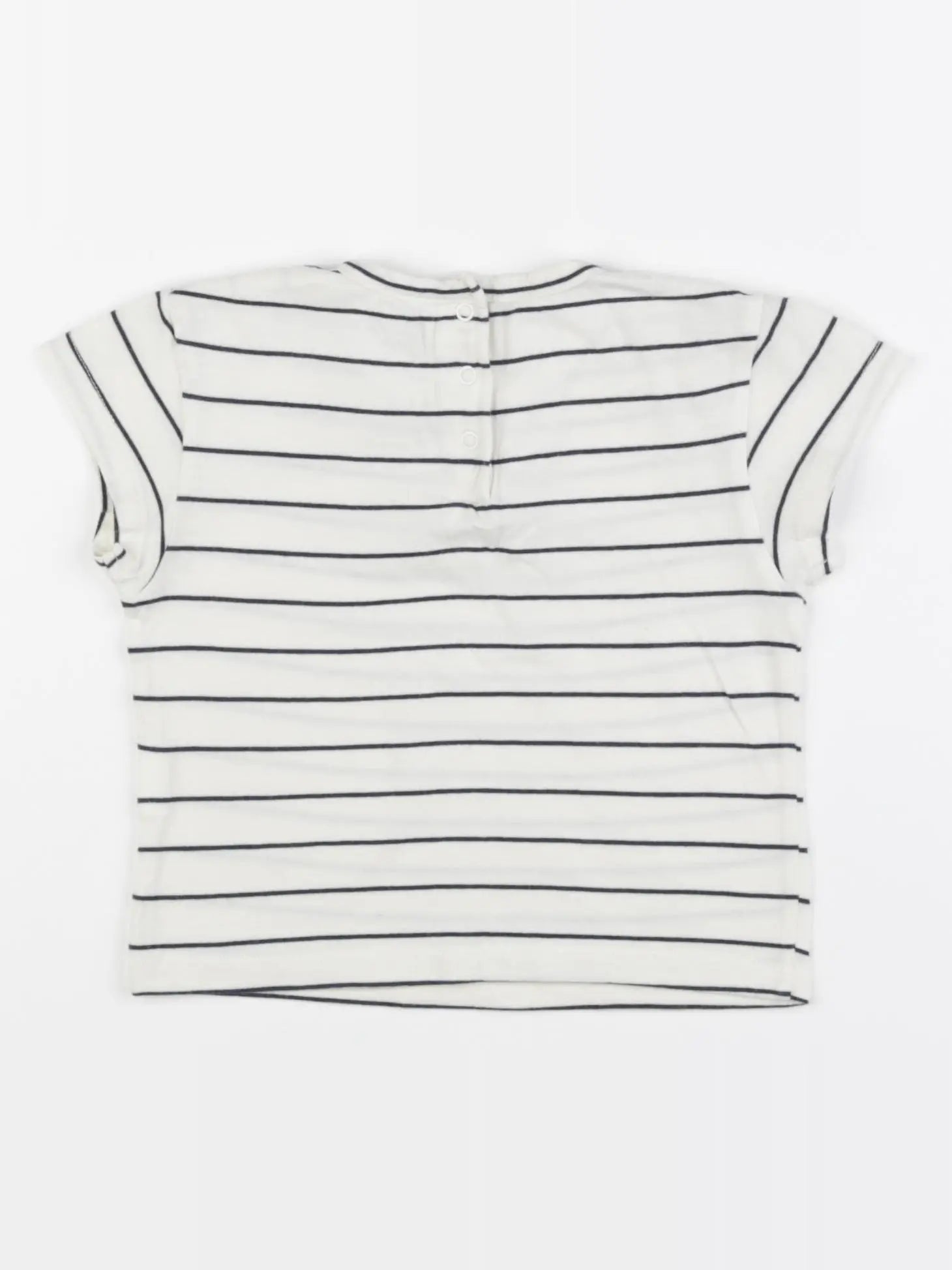 Vertbaudet - tee-shirt bleu, blanc - 18 mois