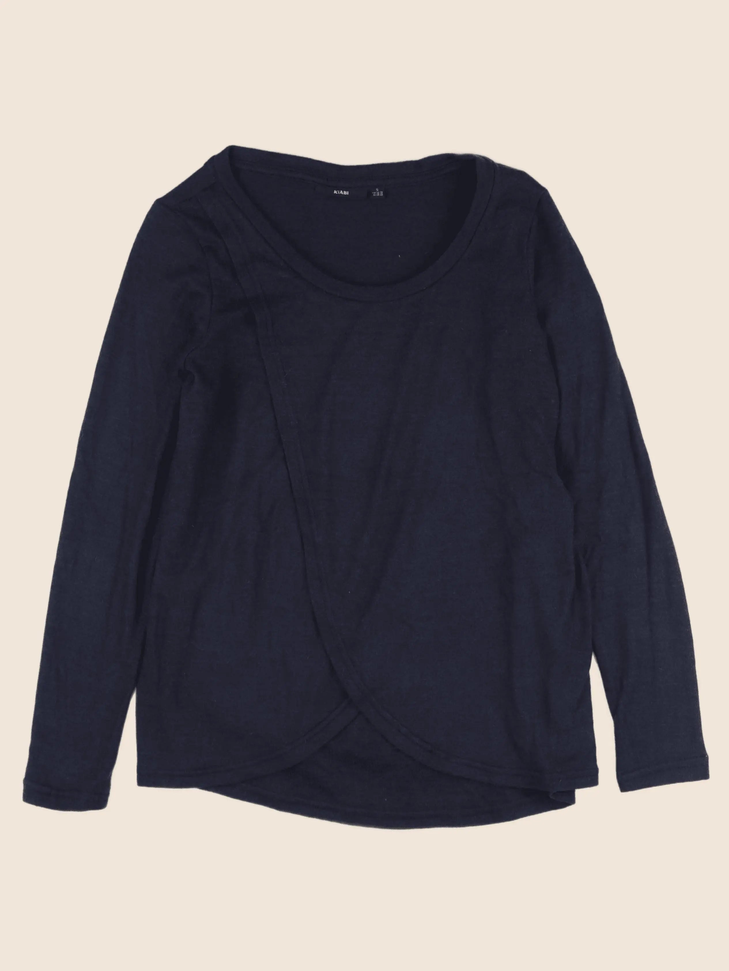 Kiabi - pull grossesse bleu - 36