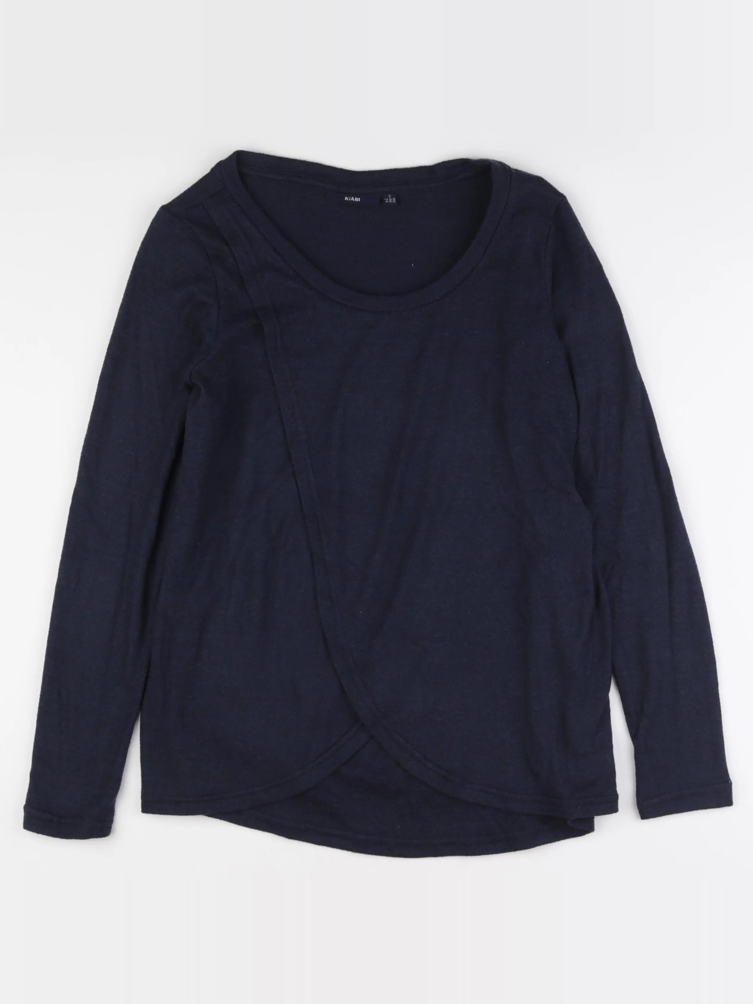 Kiabi - pull grossesse bleu - 36