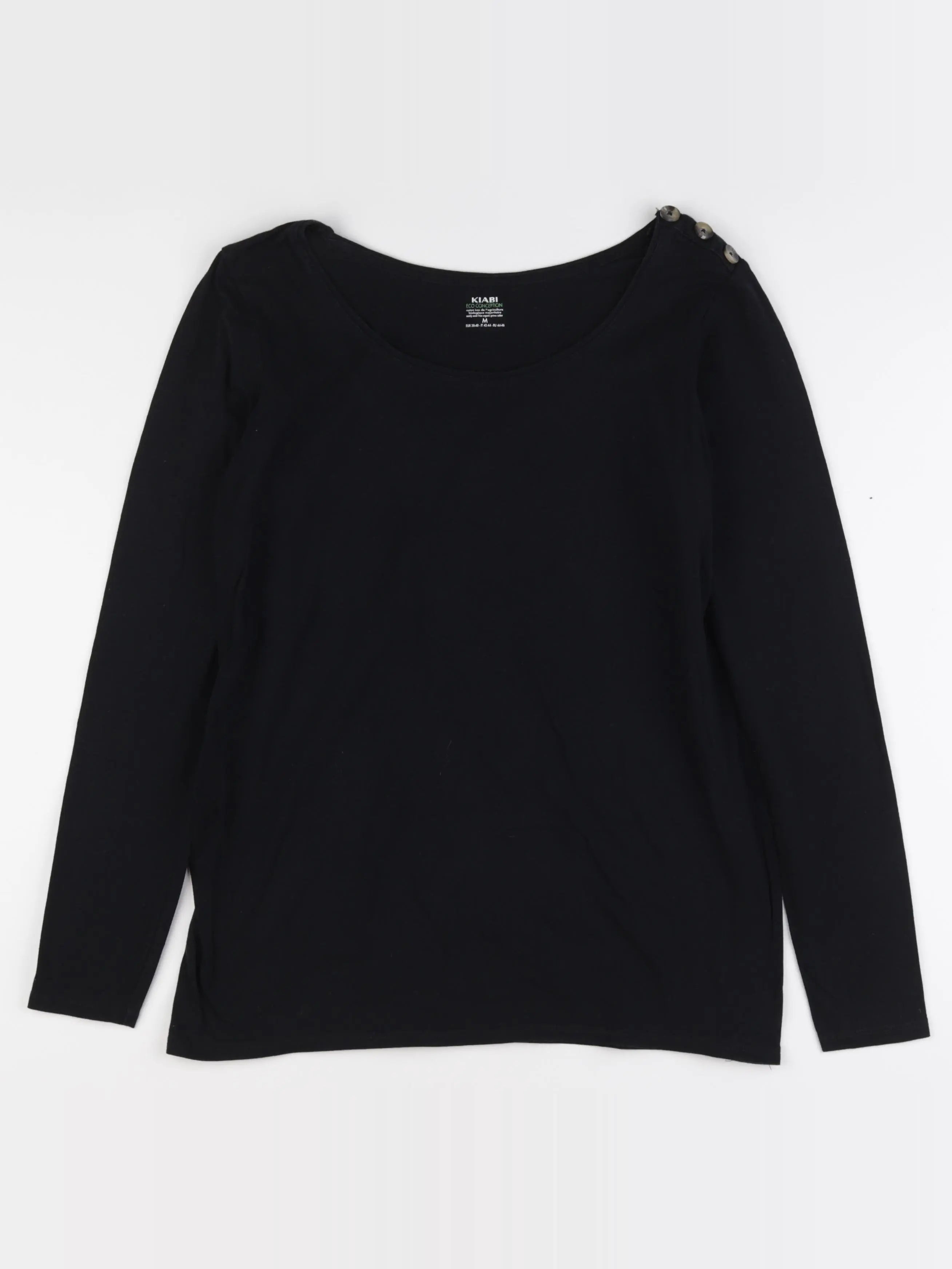 Kiabi - tee-shirt grossesse noir - 38