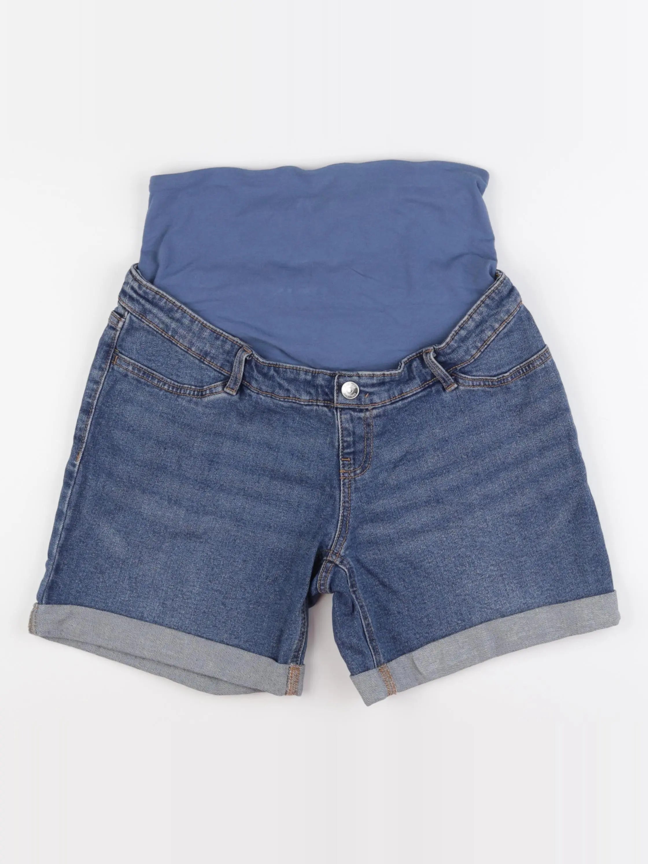 Kiabi - short grossesse bleu - 36