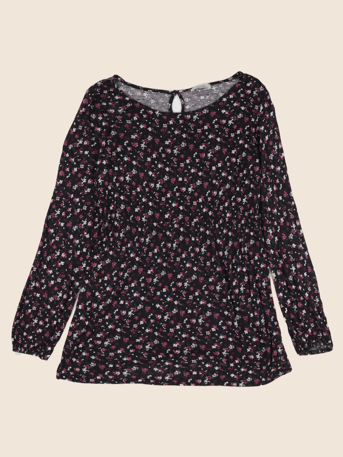 C&A maternité - robe grossesse noir, rose - 36