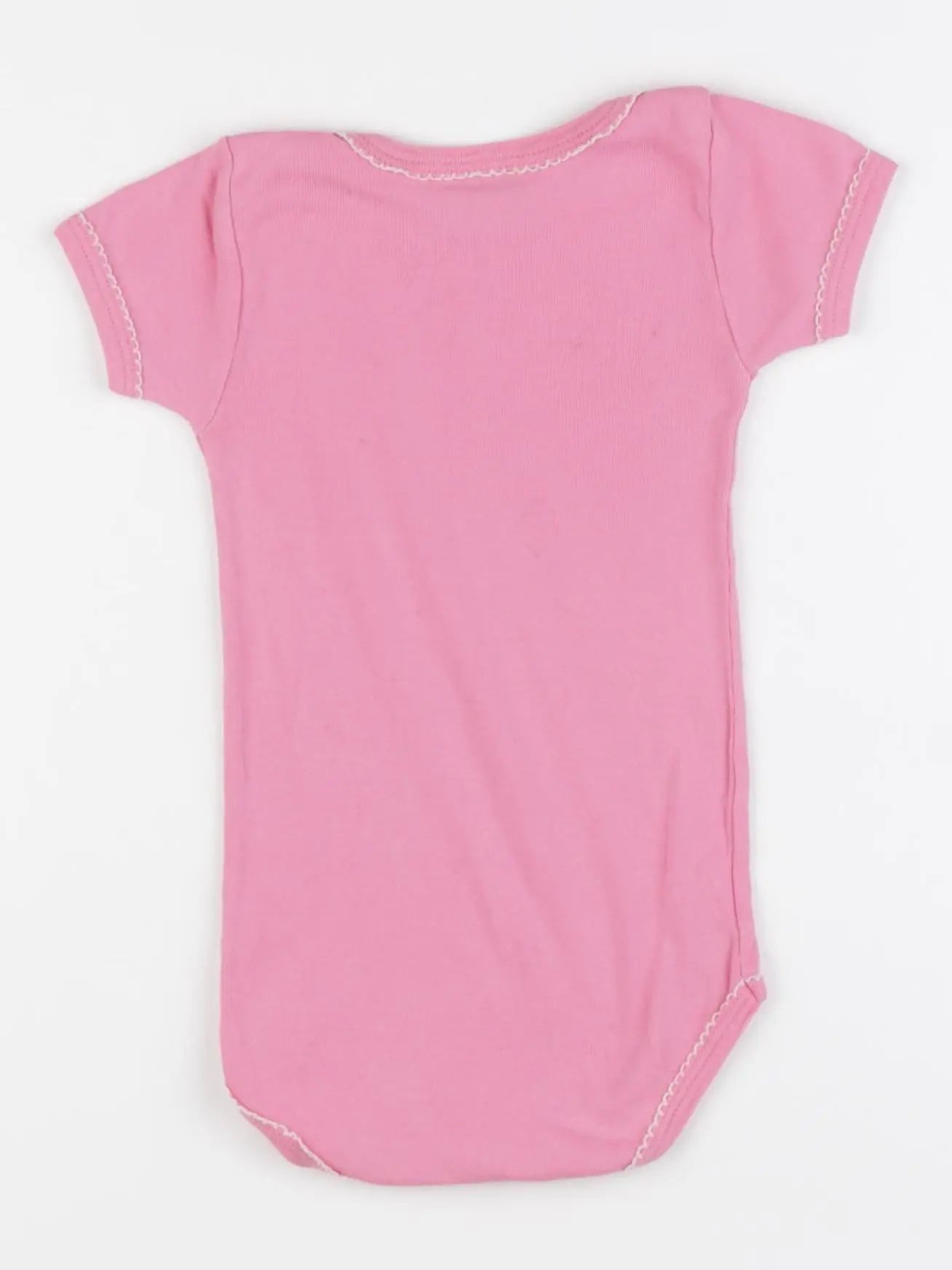 Petit Bateau - body rose - 12 mois