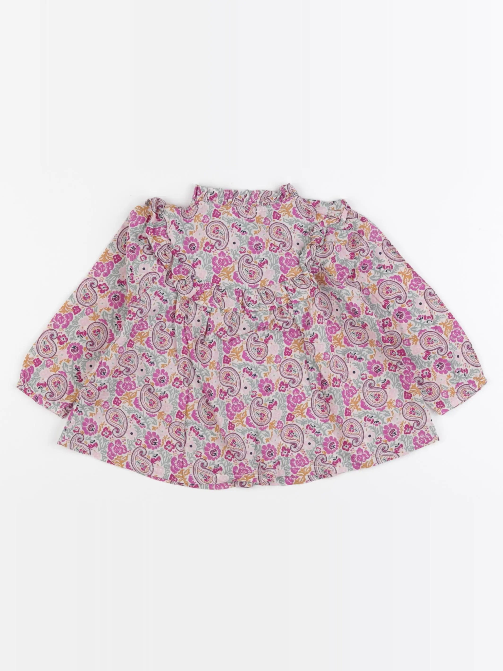 Boutchou - blouse multicolore - 12 mois