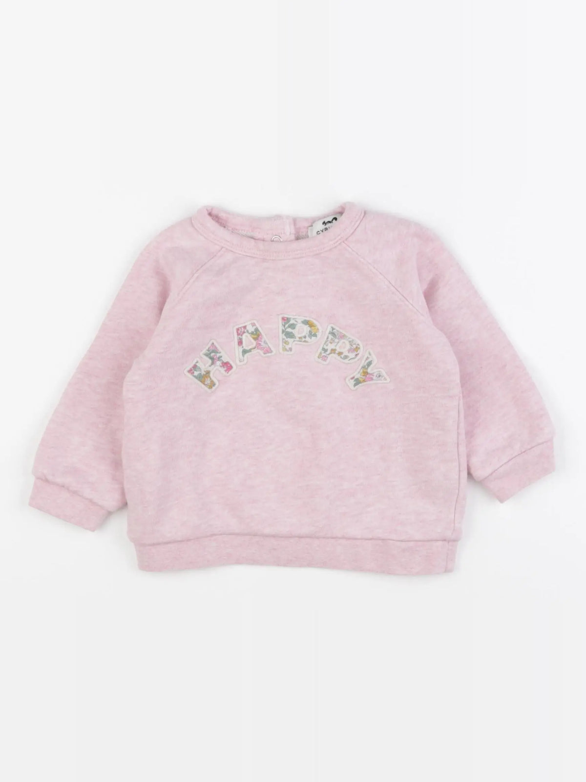 Cyrillus - sweat rose - 9 mois